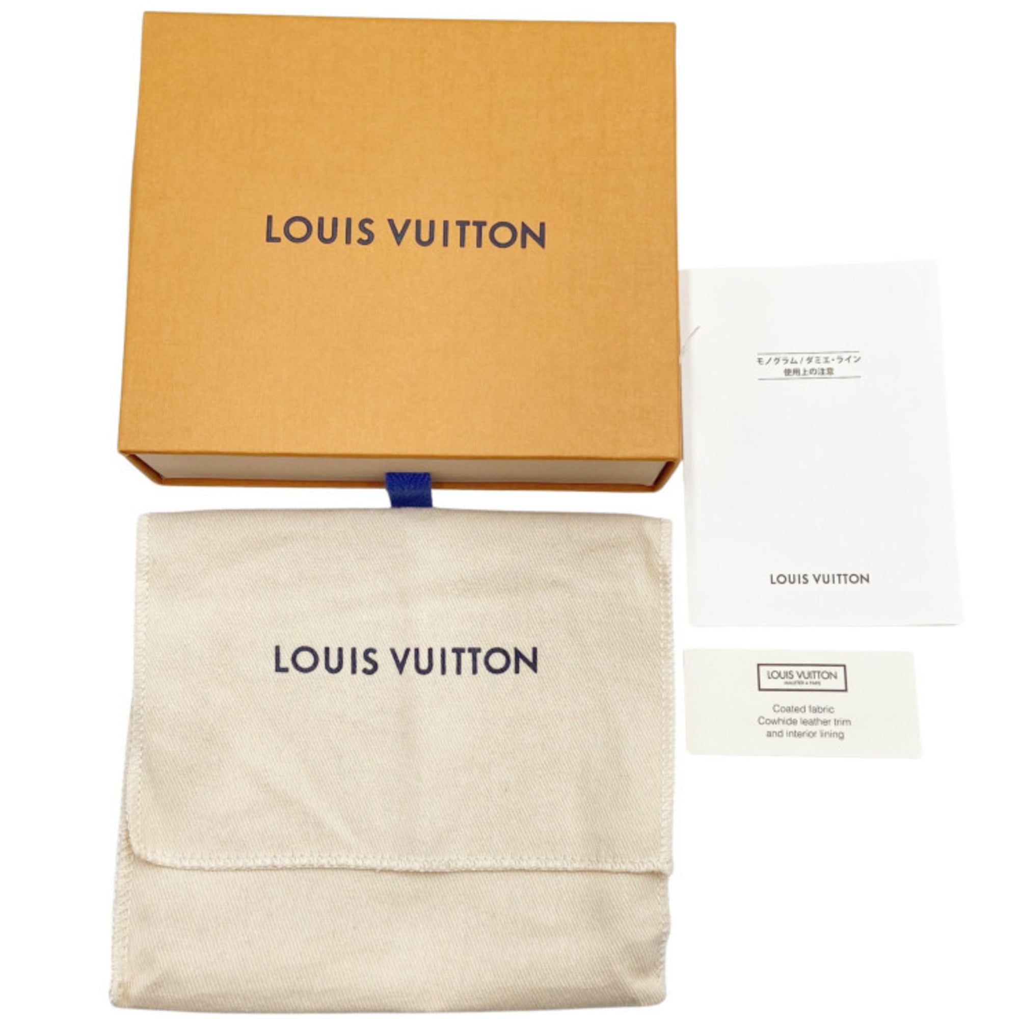 Louis Vuitton Brown Pvc Cuir Ombre Leather Wallet (Tri-Fold) (Pre-Owned)