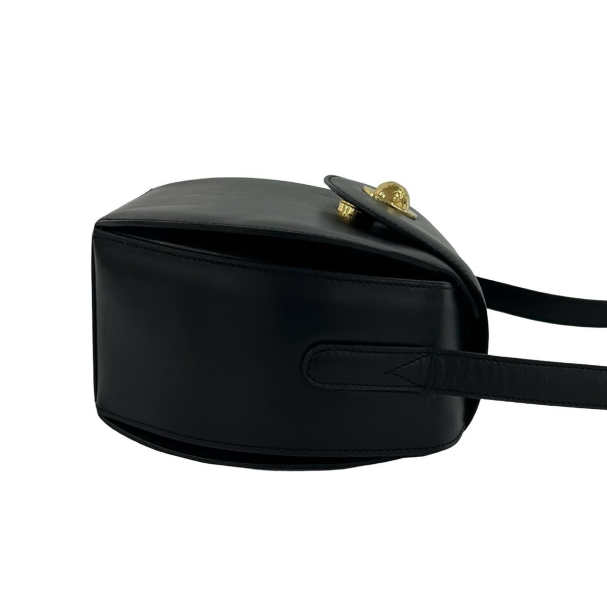 Celine Black Leather Pochette Shoulder Bag (Pre-Owned)