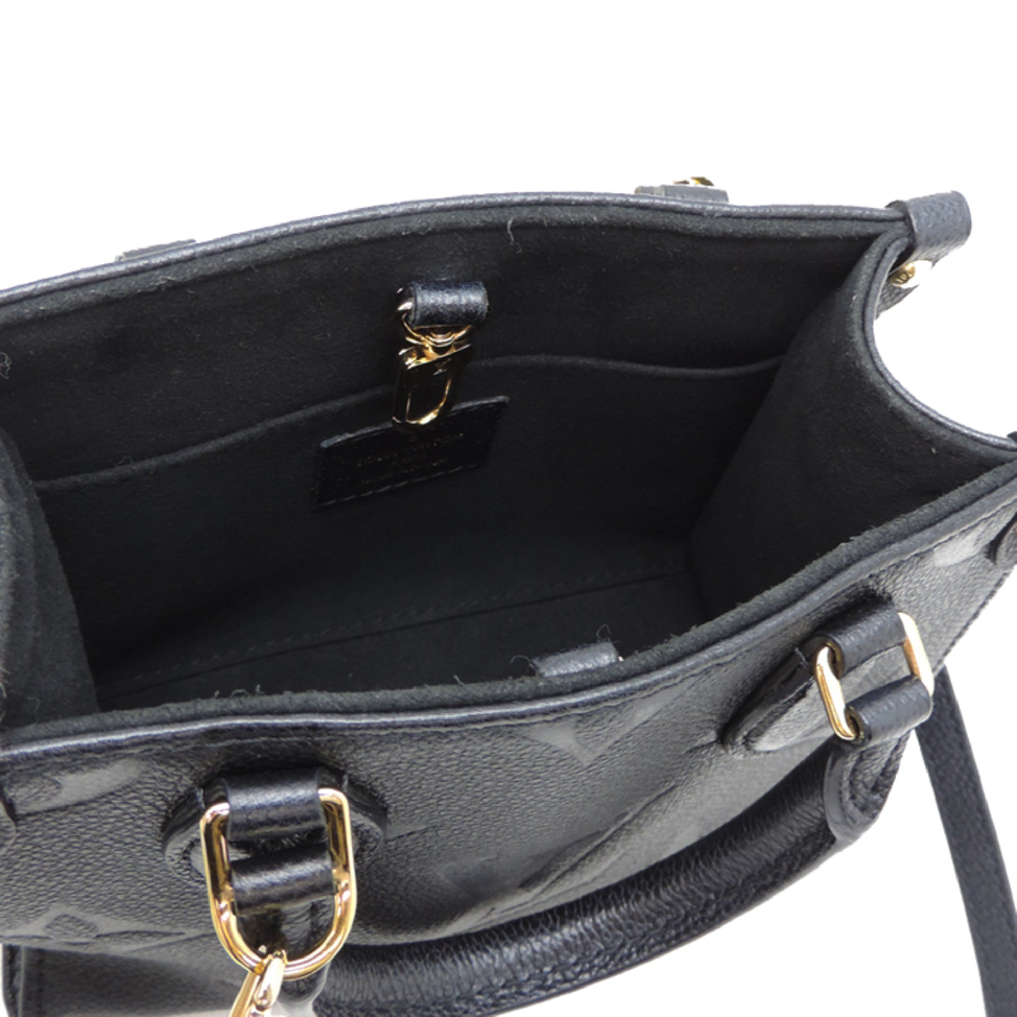 Louis Vuitton Black Noir Monogram Empreinte Handbag (Pre-Owned)