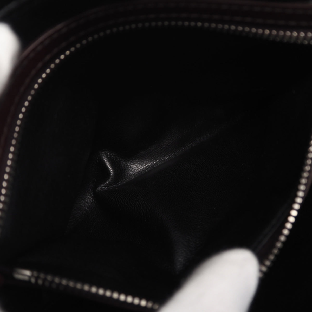 Prada Brown Leather Clutch Bag (Pre-Owned)