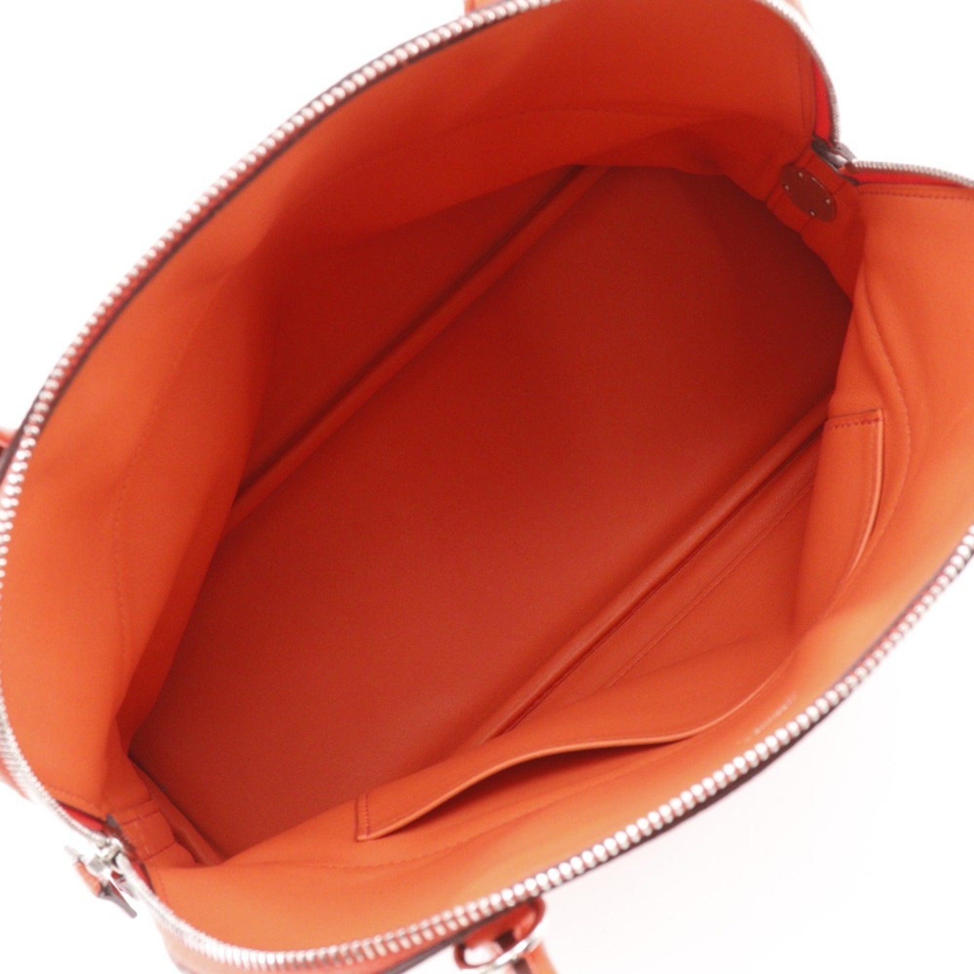 Hermes Bolide Orange Taurillon Clemence Leather Handbag (Pre-Owned)