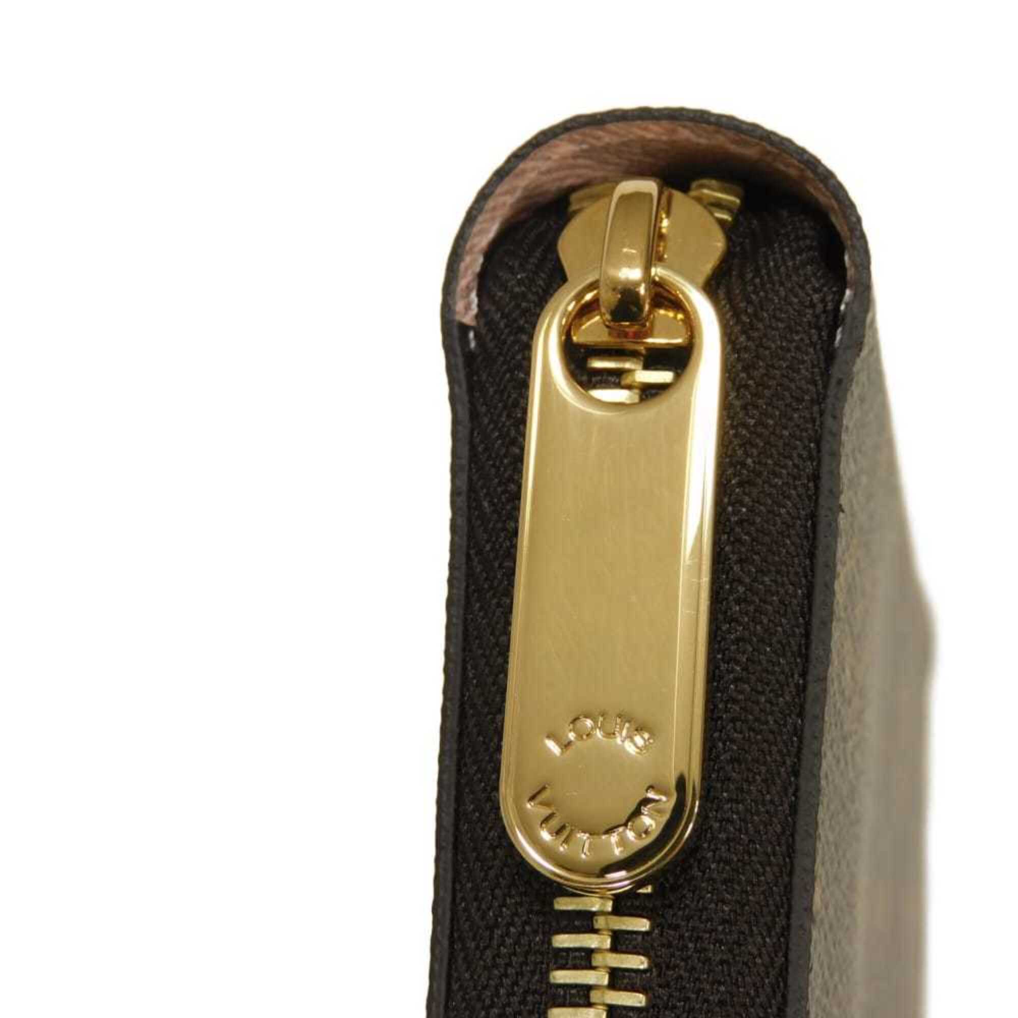 Louis Vuitton Brown Monogram Pink Rose Ballerine Monogram Long Wallet (Bi-Fold) (Pre-Owned)
