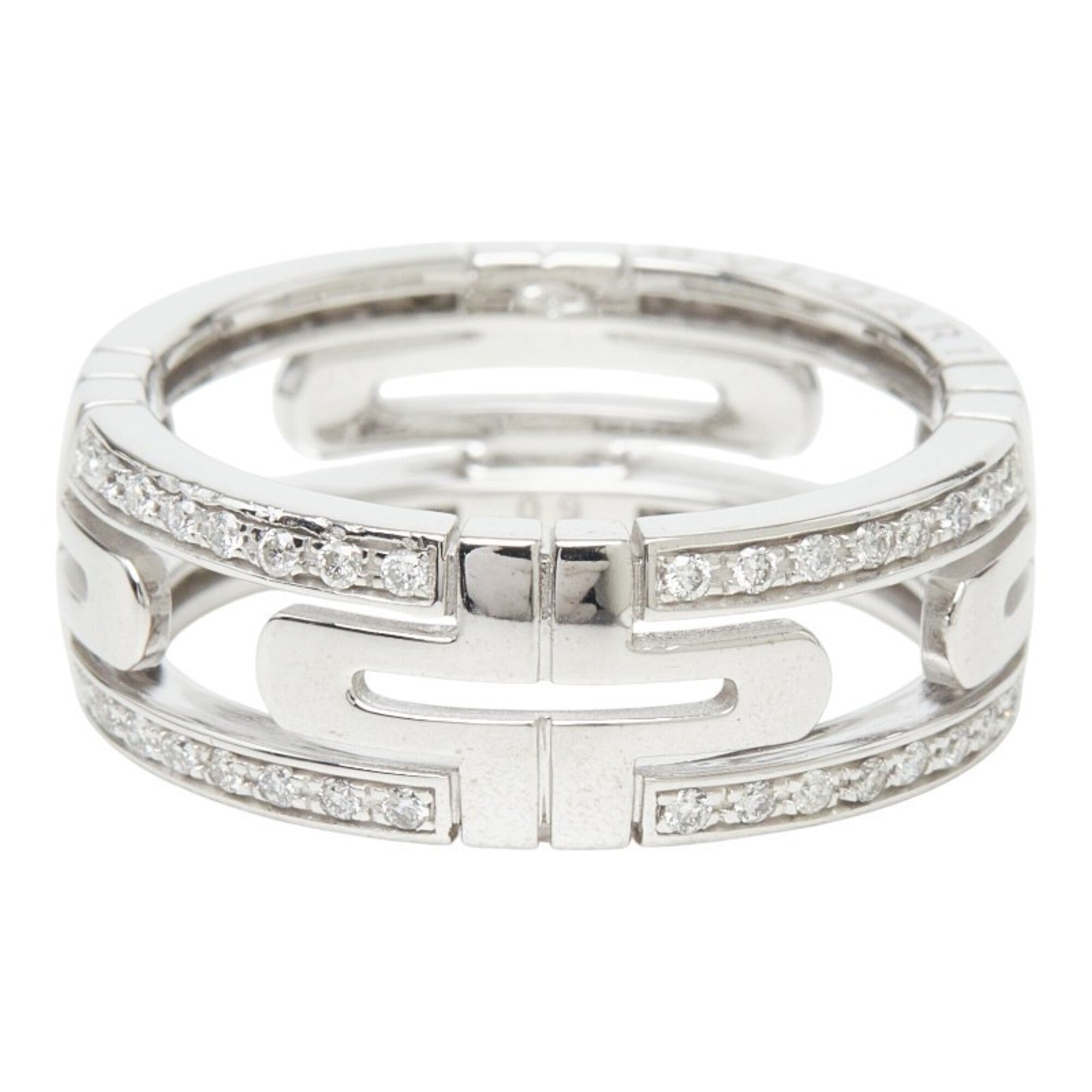 Bvlgari White Gold (18K) Band Ring (Pre-Owned)