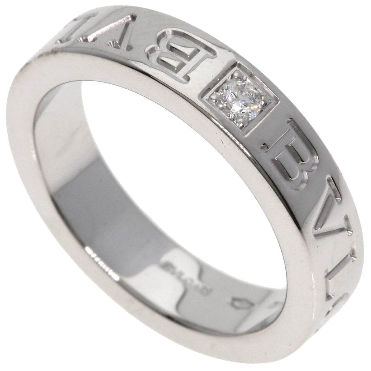 Bvlgari White Gold (18K) Band Ring (Pre-Owned)