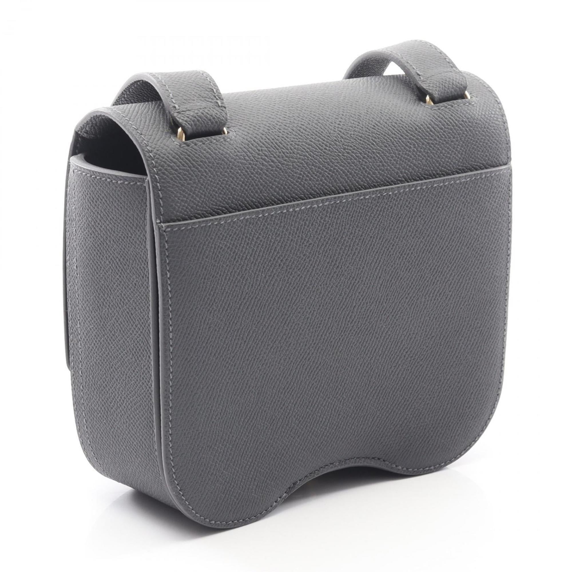 Hermes Ardoise Gray Epsom Leather Leather Shoulder Bag (Pre-Owned)