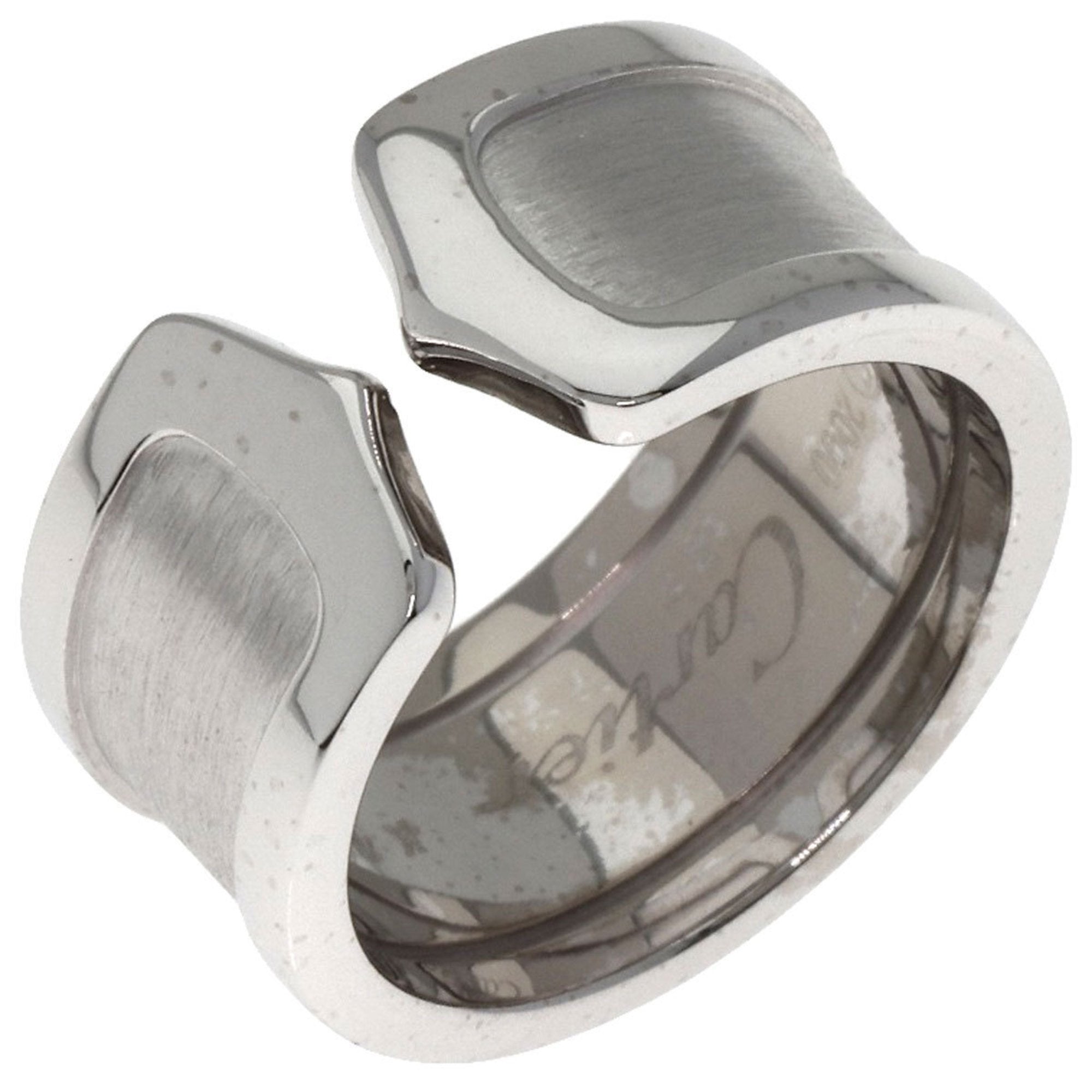 Cartier C2 White Gold (18K) Band Ring (Pre-Owned)