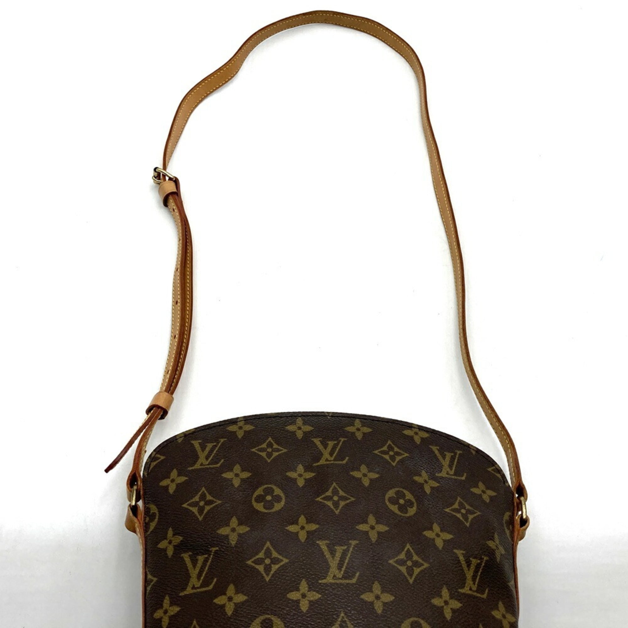 Louis Vuitton Brown Monogram Canvas Shoulder Bag (Pre-Owned)