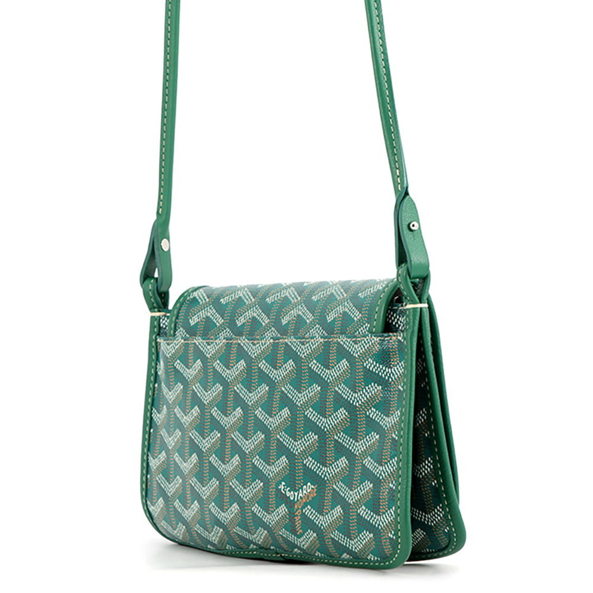 Goyard Green Pvc Leather Handbag Shoulder Bag (Pre-Owned)