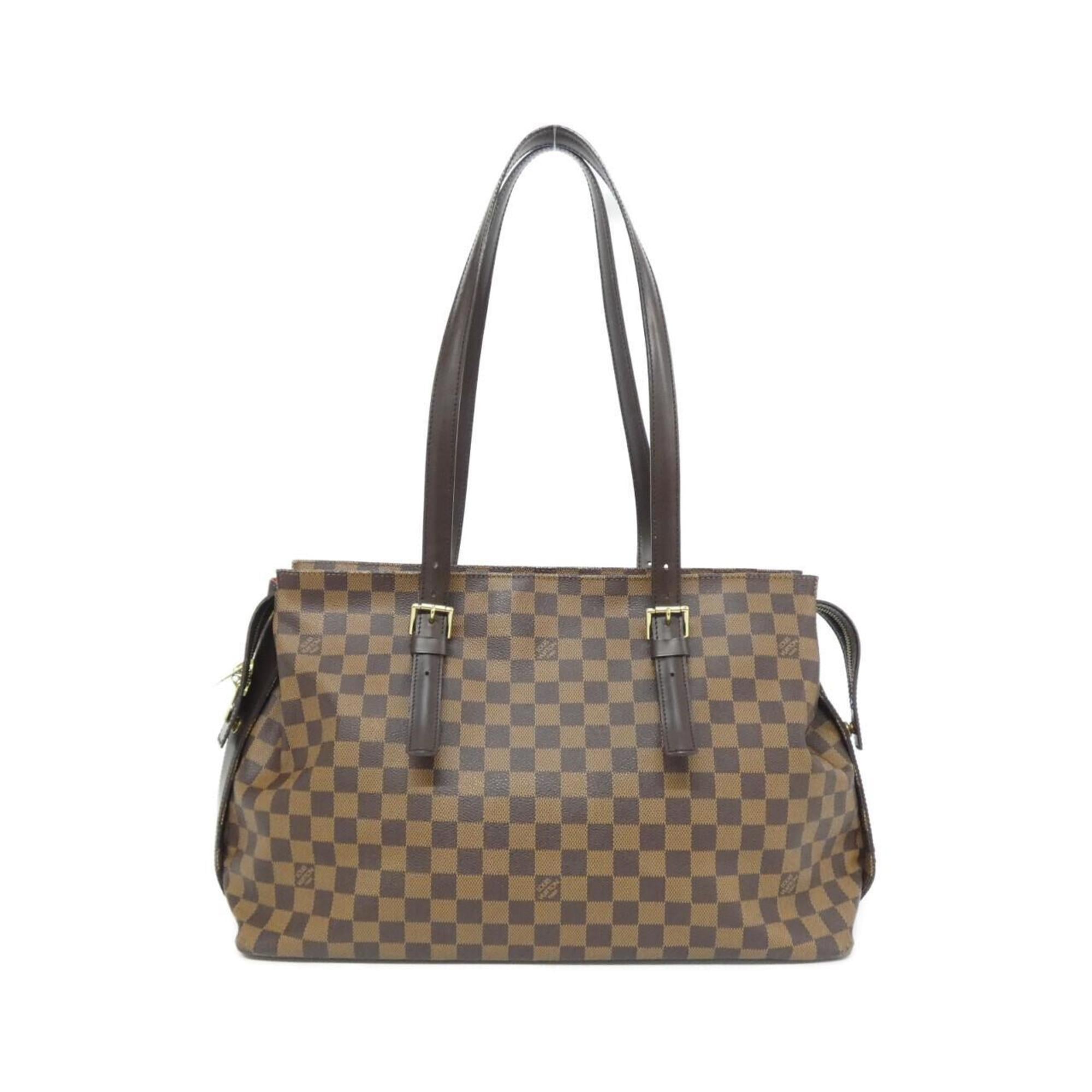 Louis Vuitton Ebene Coated Canvas Shoulder Bag (Pre-Owned)