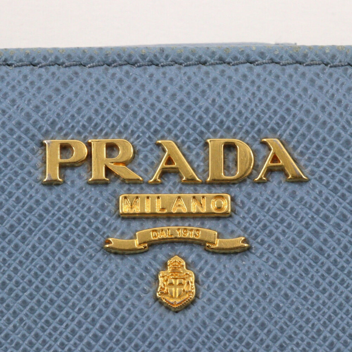 Prada Astrale Light Blue Saffiano Wallet (Bi-Fold) (Pre-Owned)