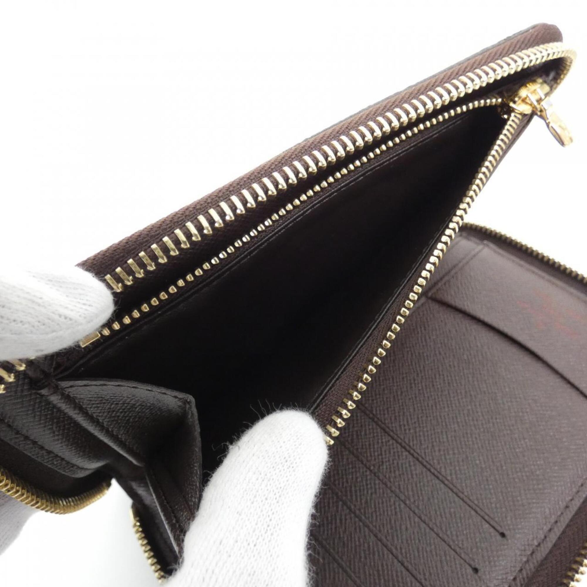 Louis Vuitton Ebene Coated Canvas Coin Purse/Coin Case (Pre-Owned)