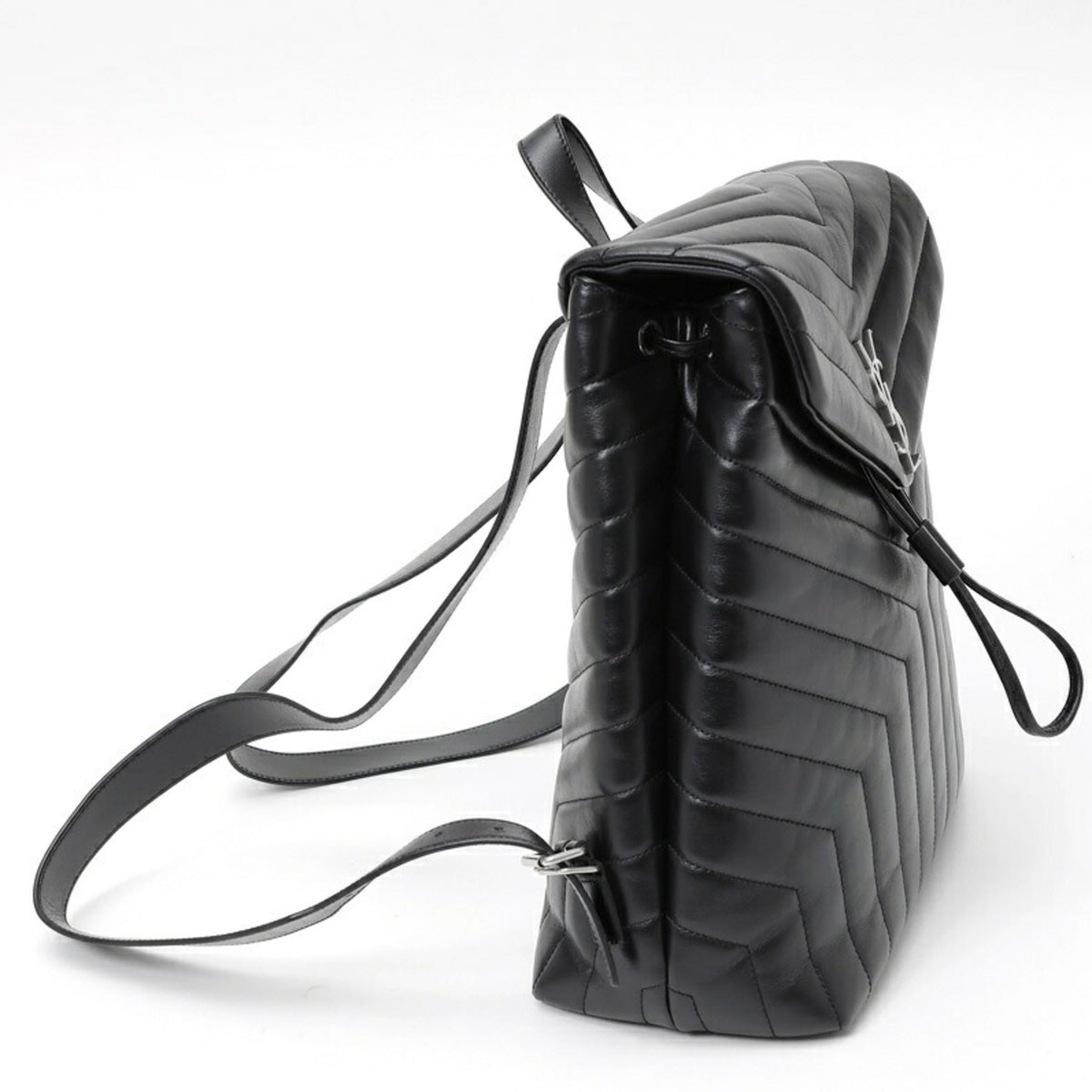 Saint Laurent Black Leather Backpack (Pre-Owned)
