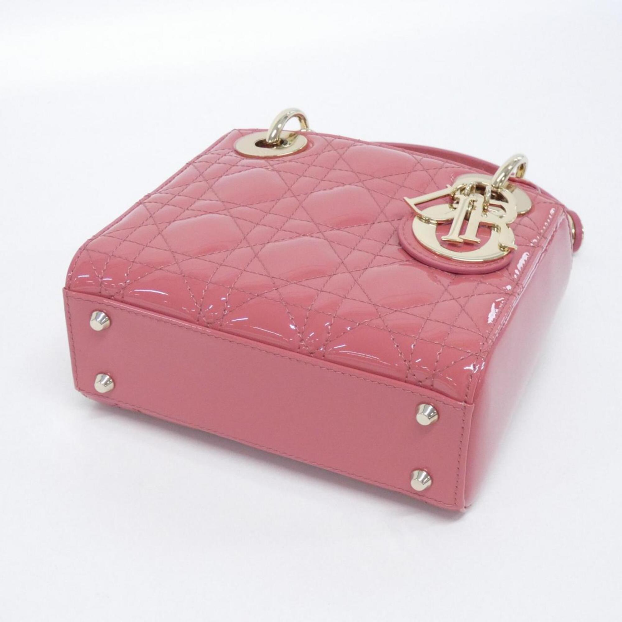 Christian Dior Dusty Pink Leather Handbag (Pre-Owned)