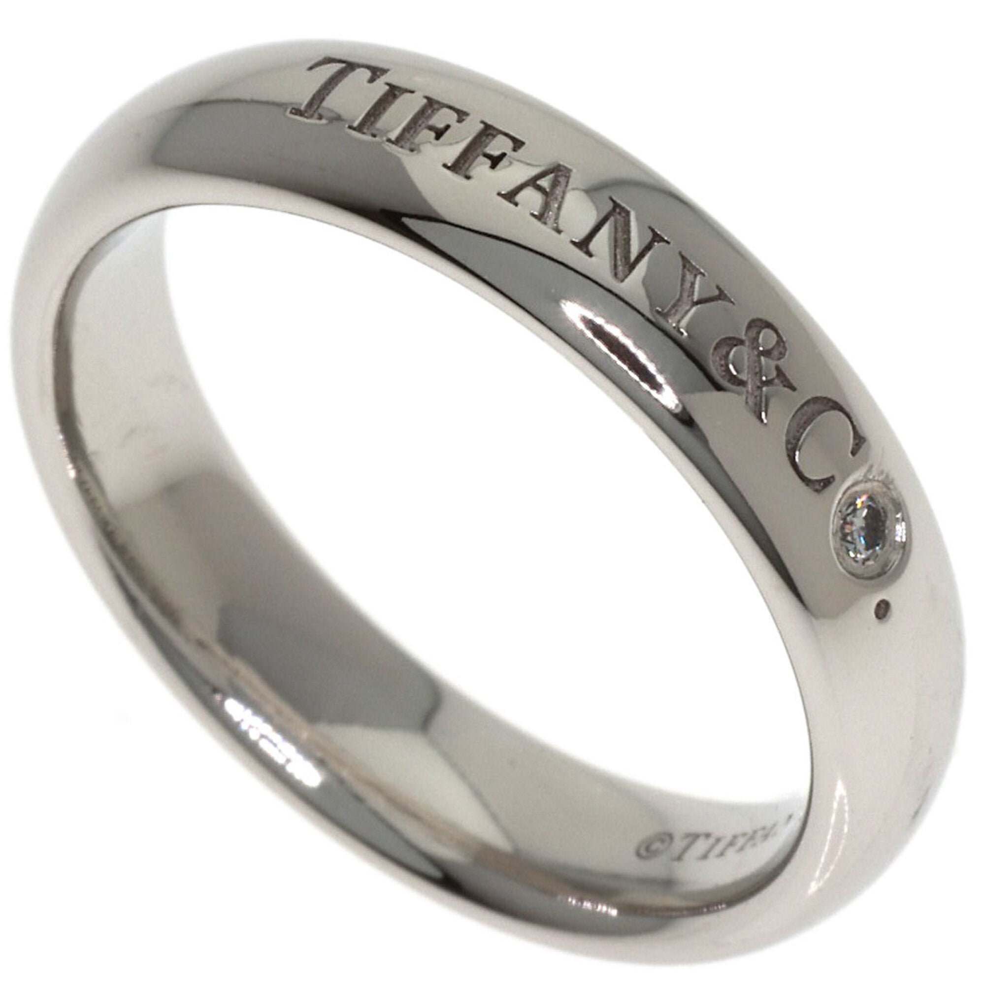 Tiffany Platinum 950 Band Ring (Pre-Owned)
