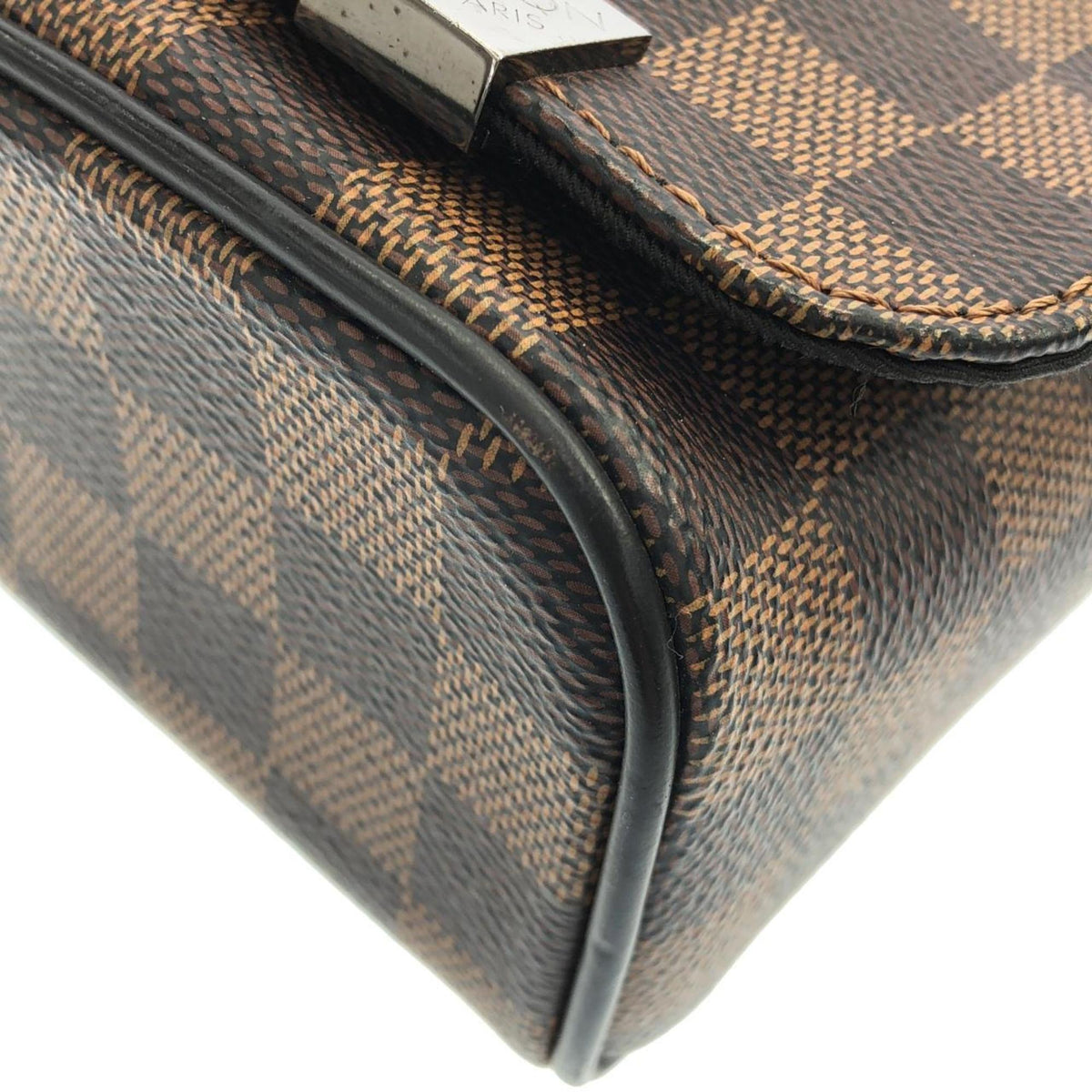 Louis Vuitton Ebene Coated Canvas Shoulder Bag (Pre-Owned)