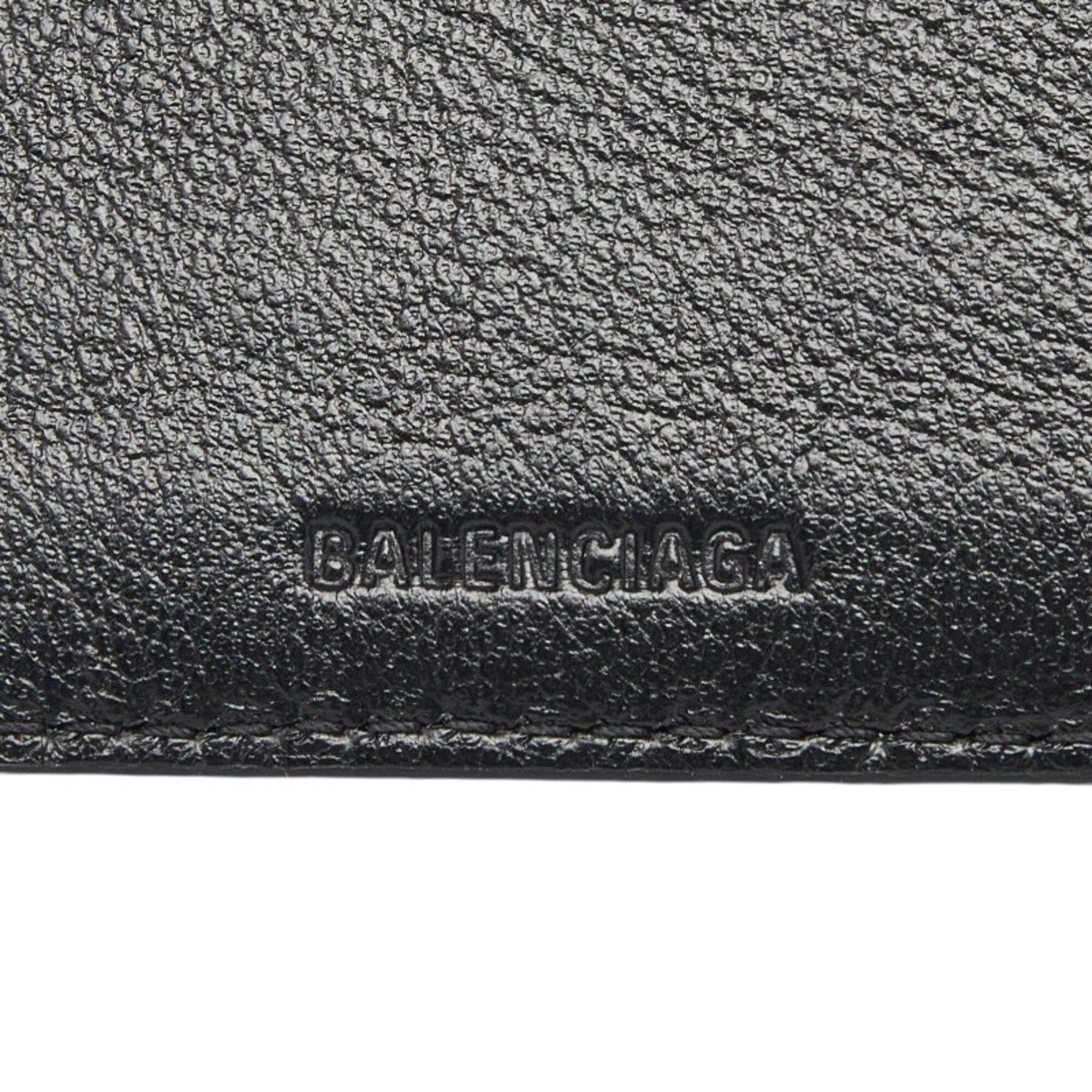 Balenciaga Black Leather Wallet (Bi-Fold) (Pre-Owned)