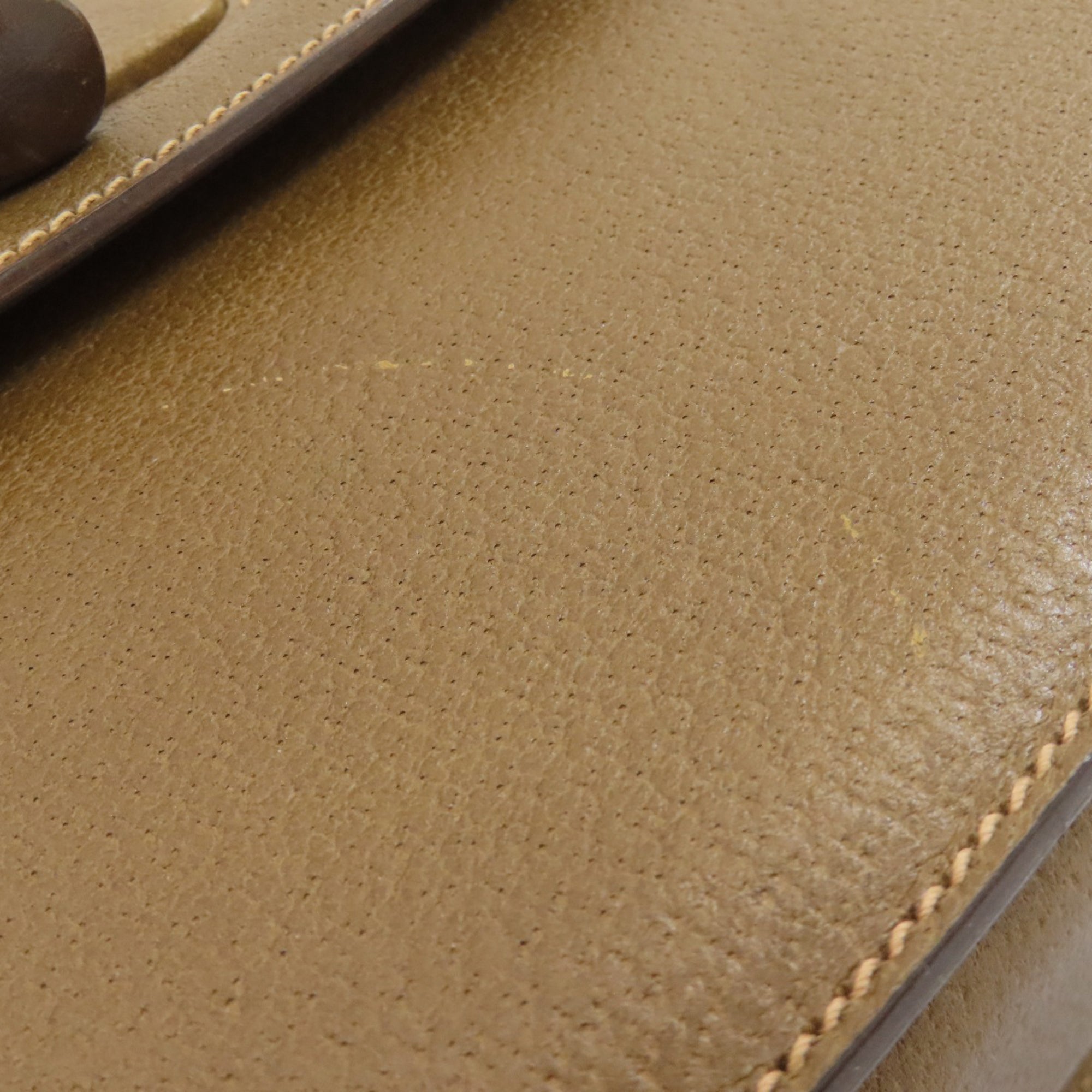 Gucci Brown Leather Handbag (Pre-Owned)