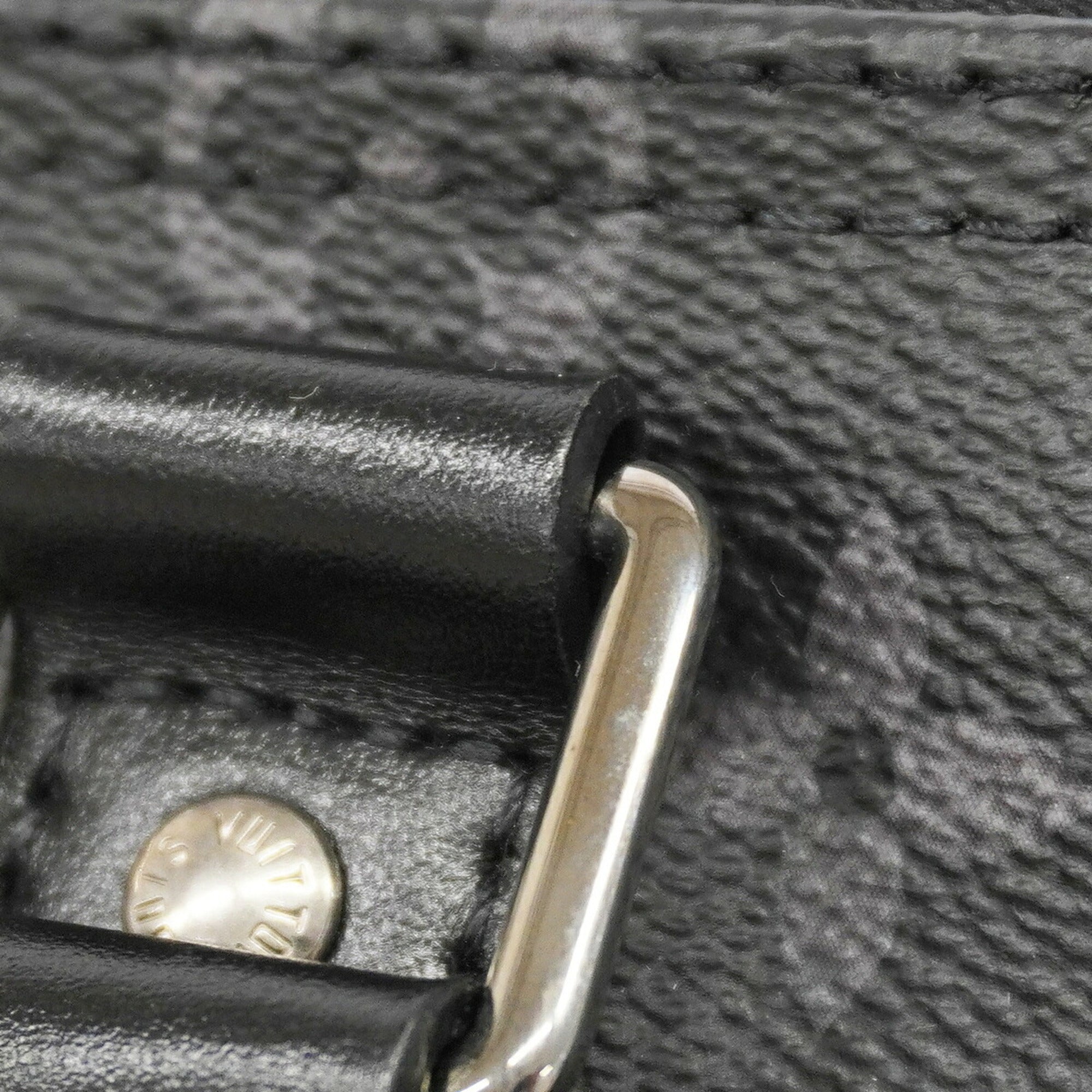 Louis Vuitton Black Gray Handbag (Pre-Owned)