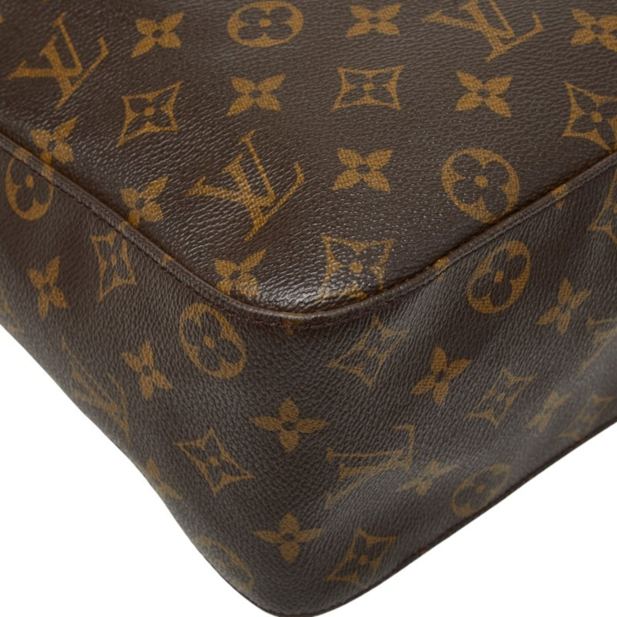 Louis Vuitton Monogram Brown Pvc Leather Handbag Shoulder Bag (Pre-Owned)