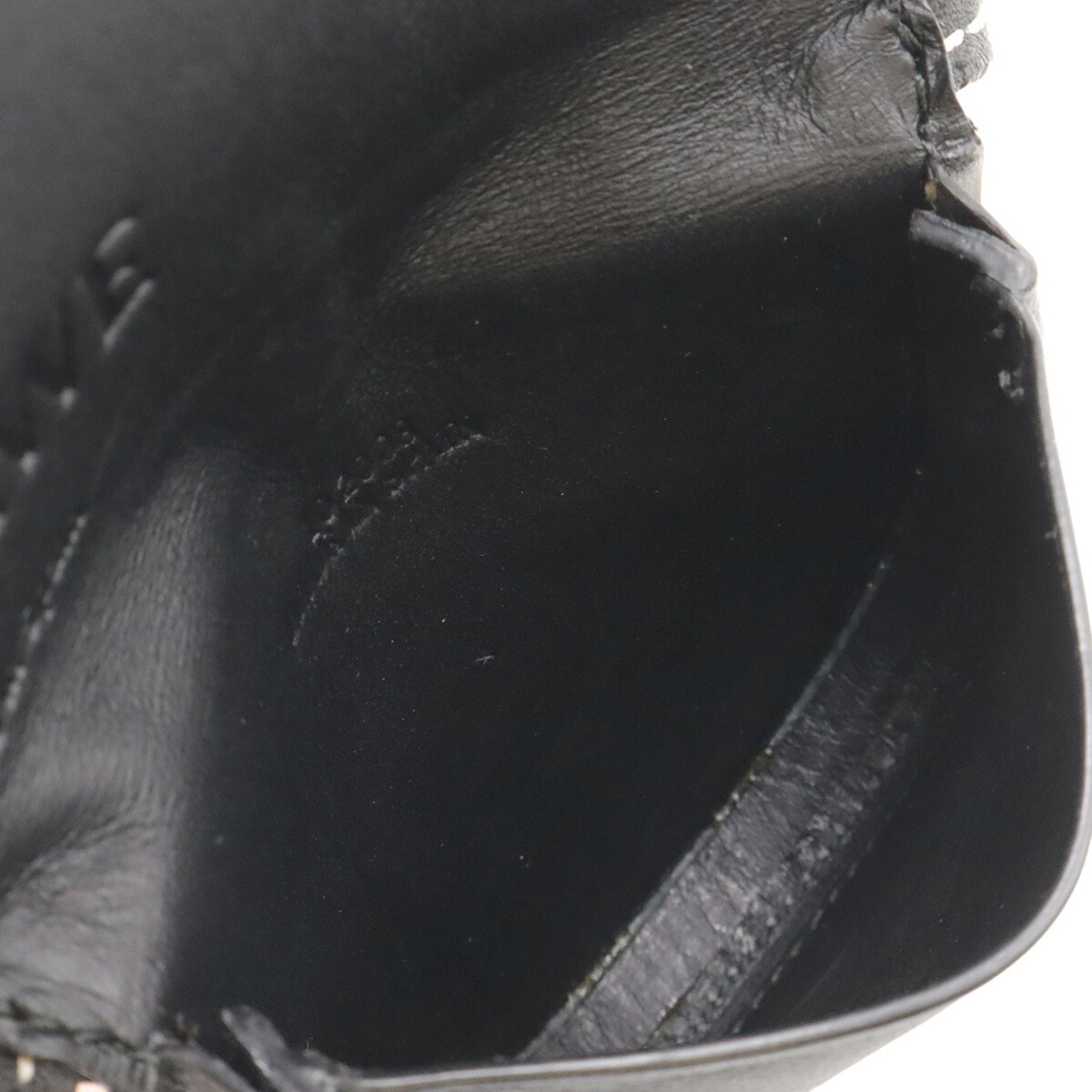 Loewe Black Leather Pochette Pouch Shoulder Bag (Pre-Owned)