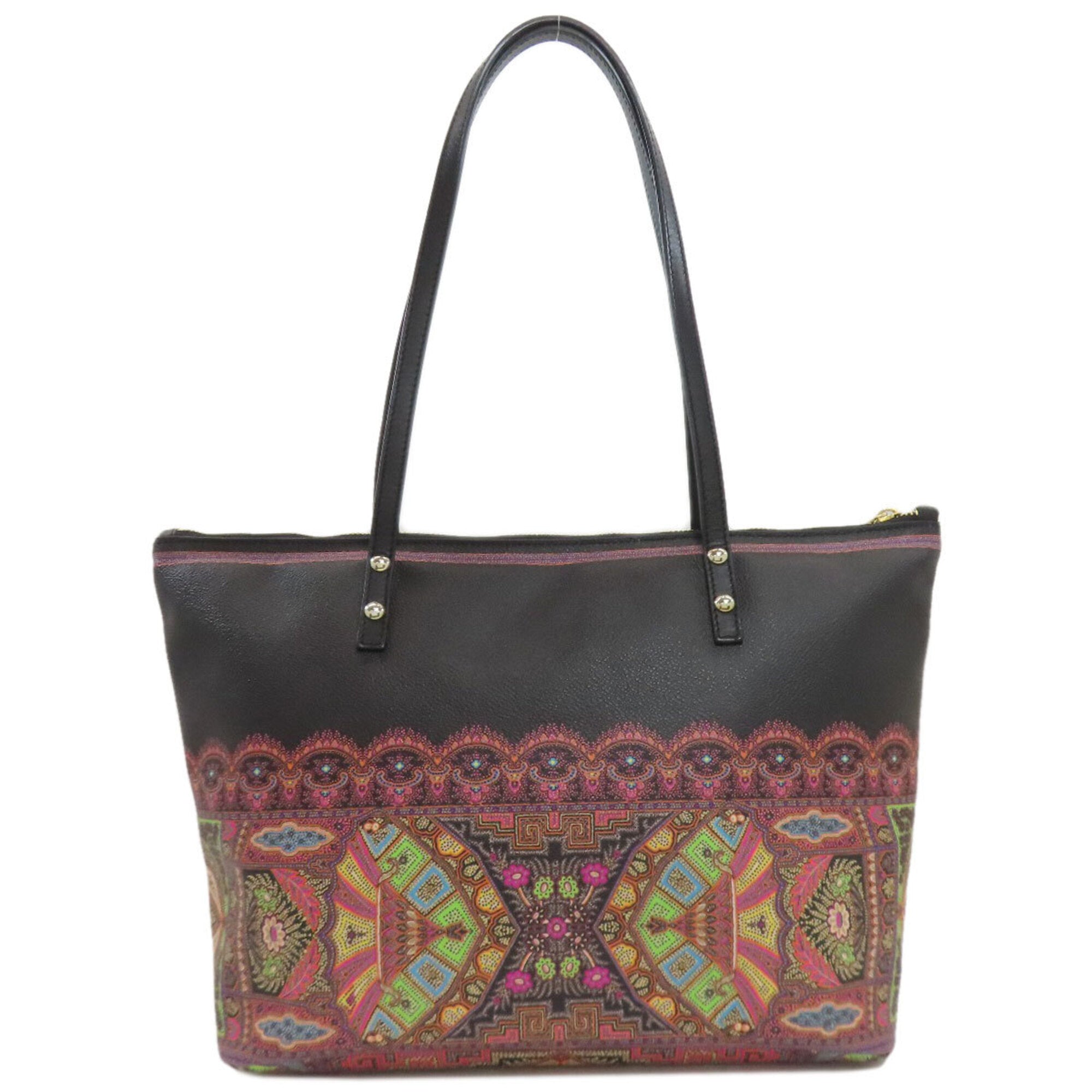 Etro Black Pvc Tote Bag (Pre-Owned)
