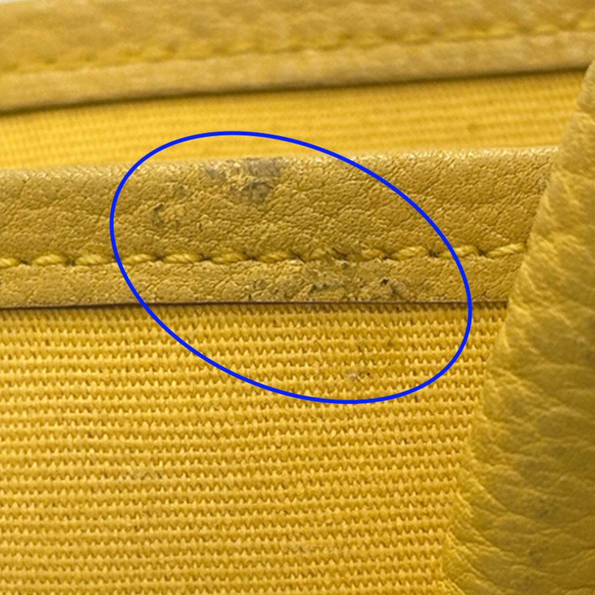 Hermes Yellow Toile Officier Tote Bag (Pre-Owned)