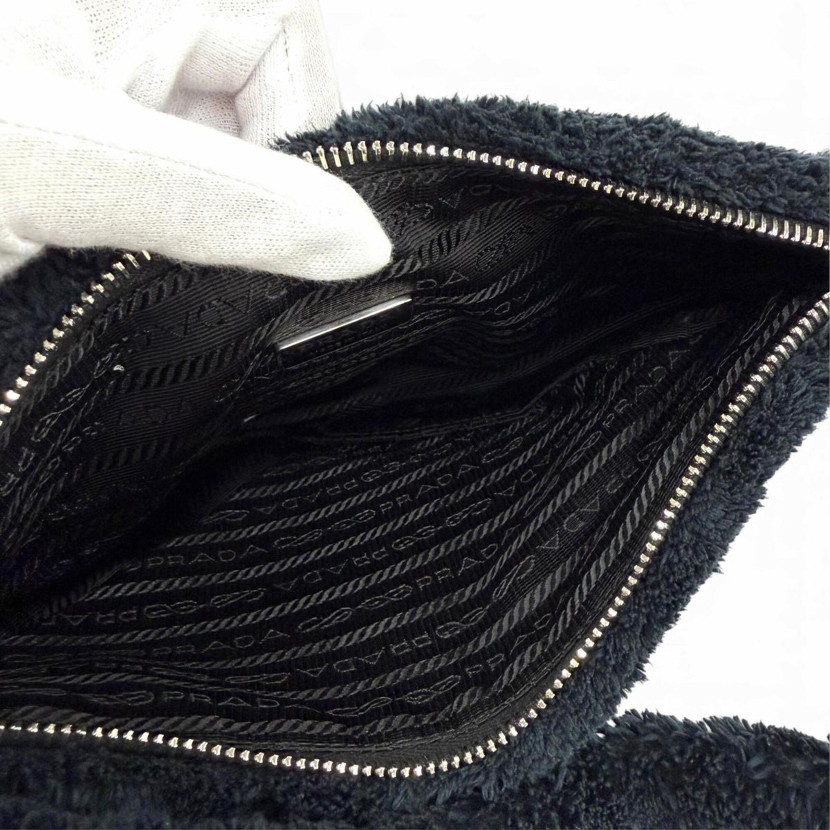 Prada Navy Handbag (Pre-Owned)