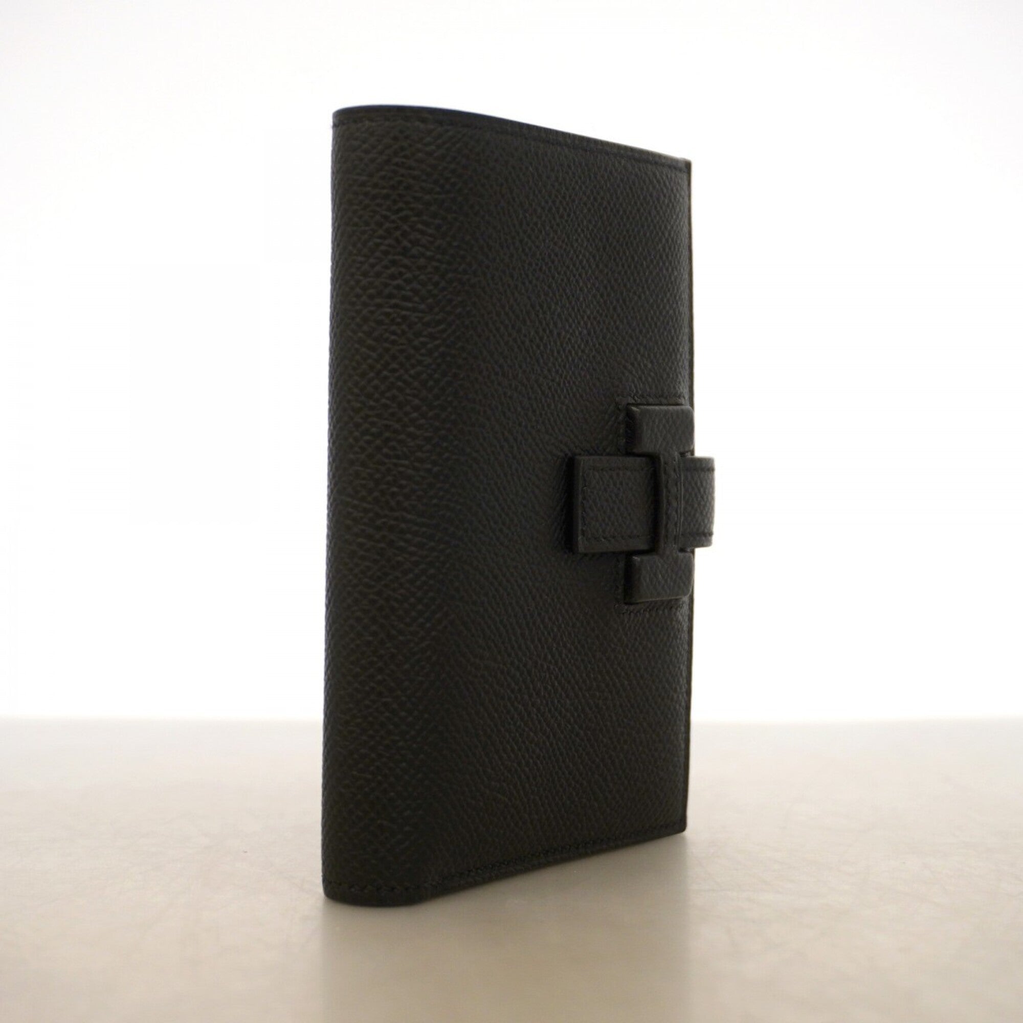 Hermes Black Leather Wallet (Bi-Fold) (Pre-Owned)