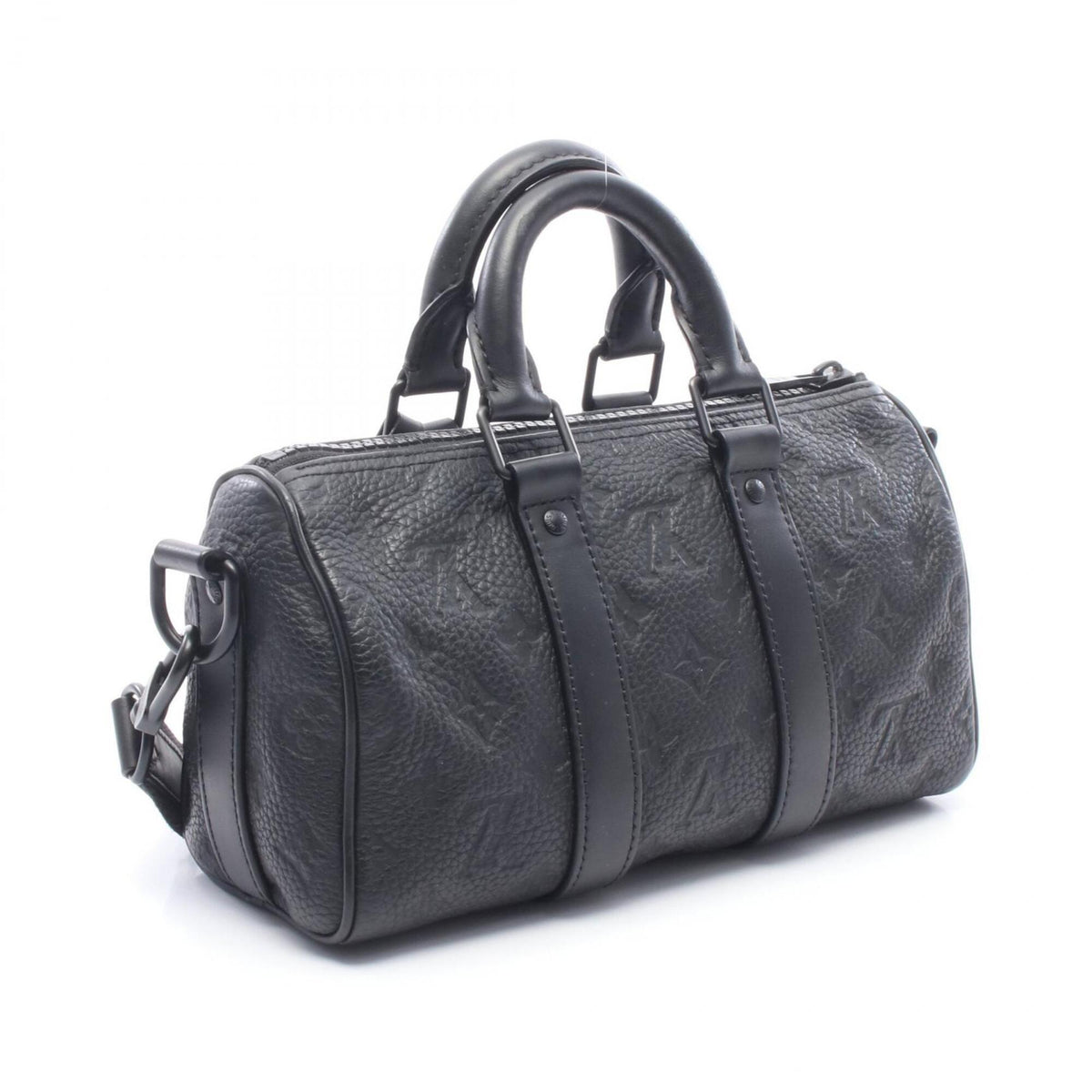 Louis Vuitton Black Leather Handbag (Pre-Owned)