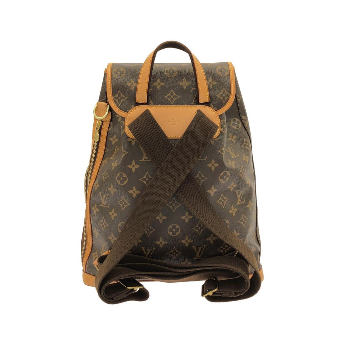 Louis Vuitton Marron Monogram Coated Canvas Backpack (Pre-Owned)