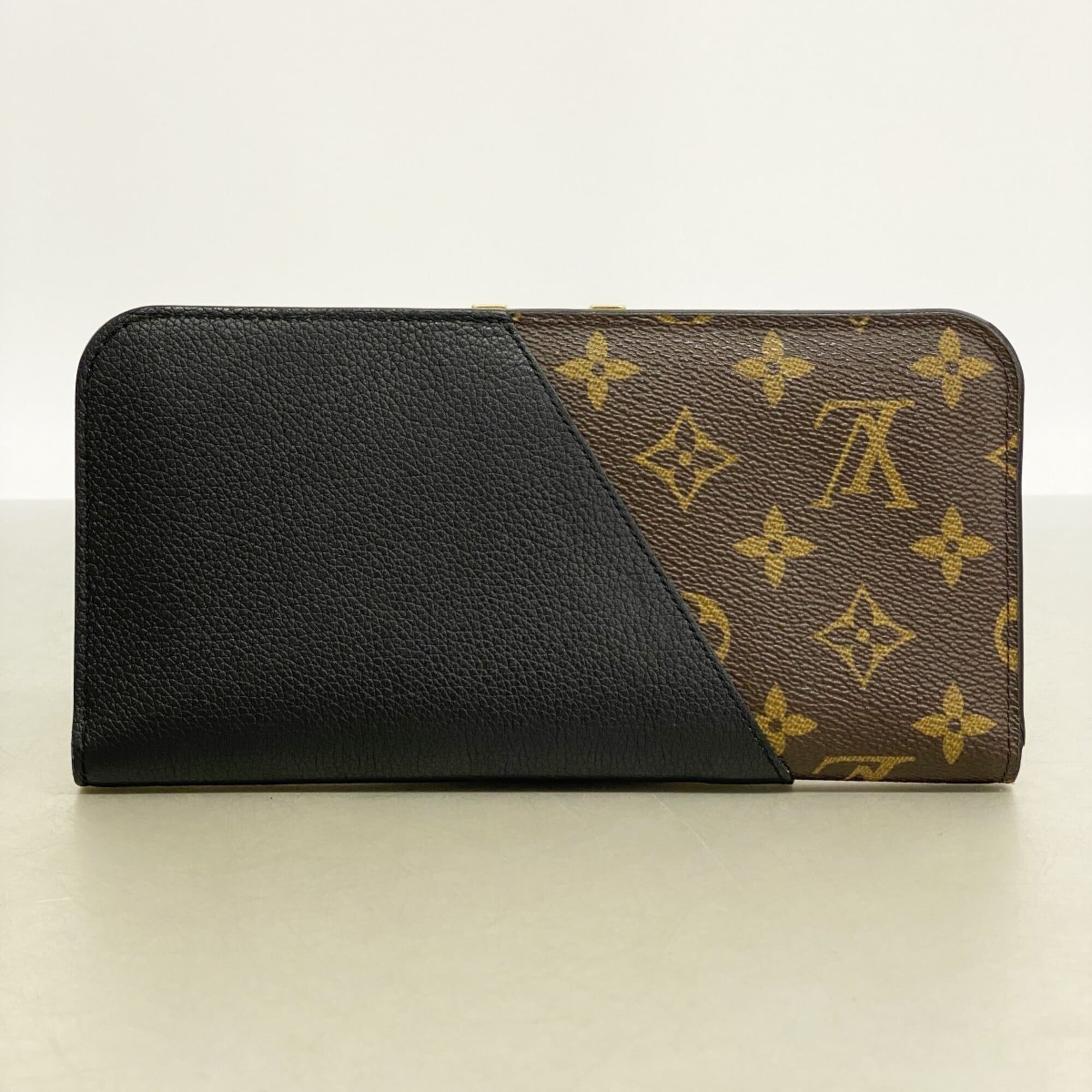 Louis Vuitton Brown Noir Long Wallet (Bi-Fold) (Pre-Owned)