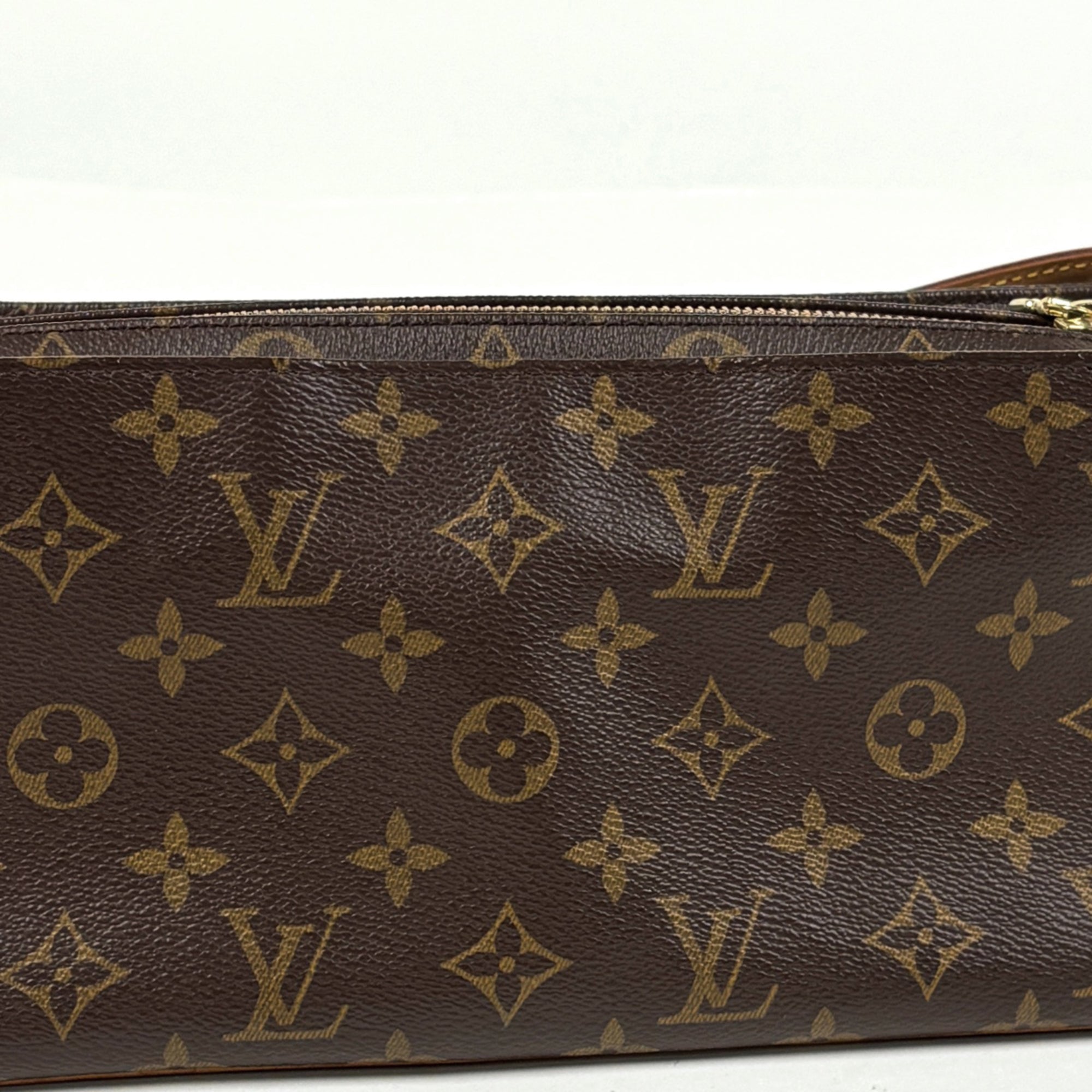 Louis Vuitton Brown Monogram Handbag Shoulder Bag (Pre-Owned)