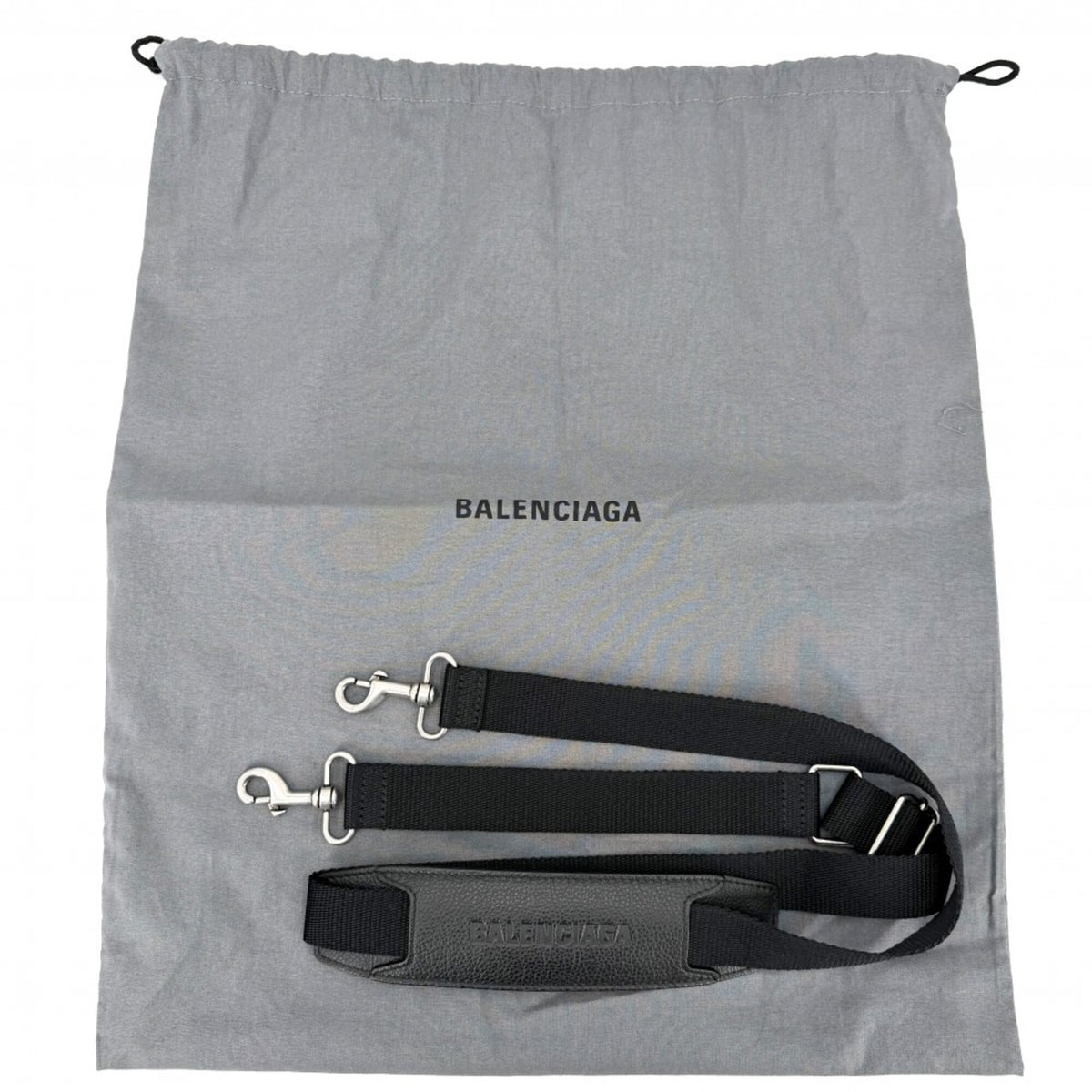 Balenciaga Black Leather Handbag Shoulder Bag Tote Bag (Pre-Owned)