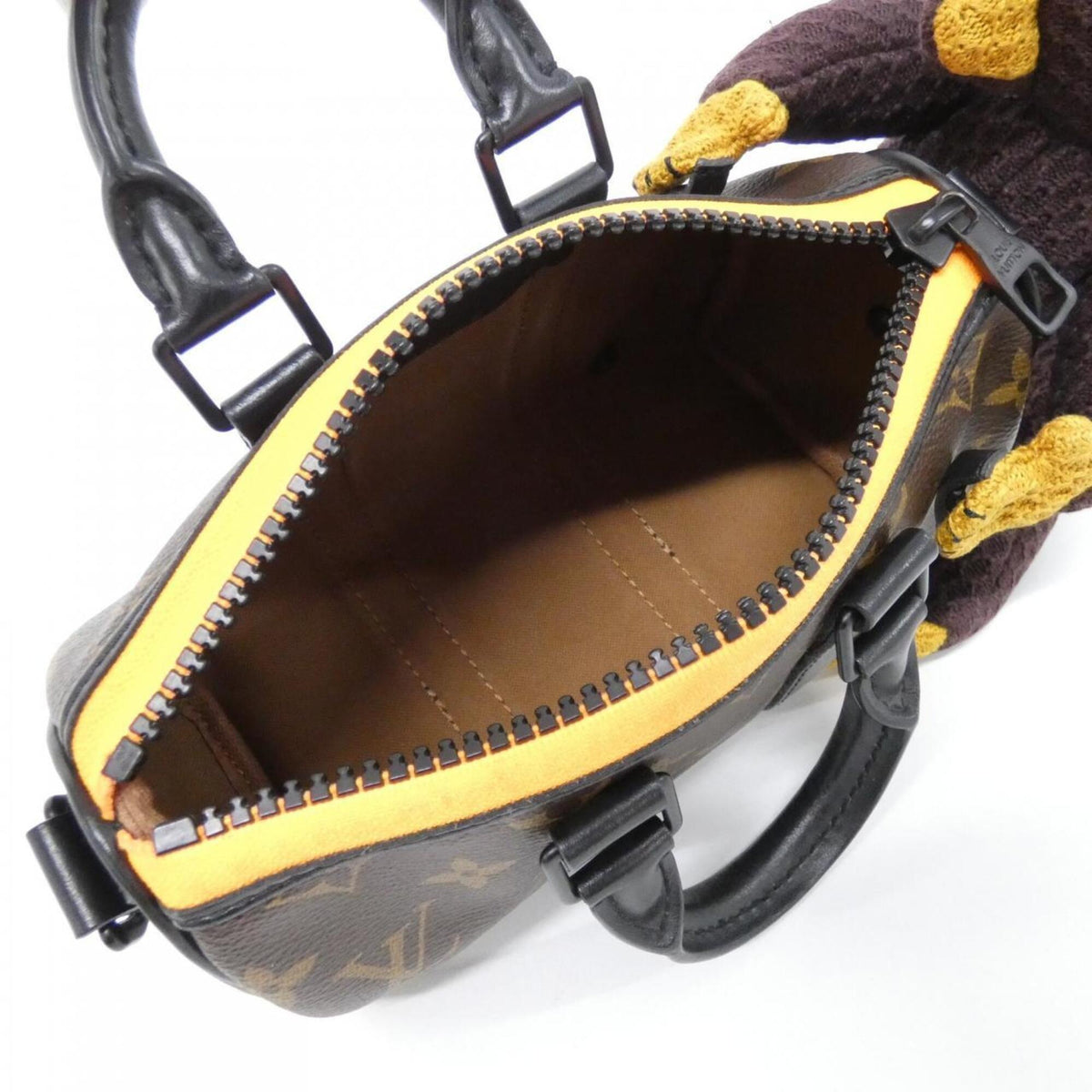 Louis Vuitton Marron Coated Canvas Boston Bag (Pre-Owned)