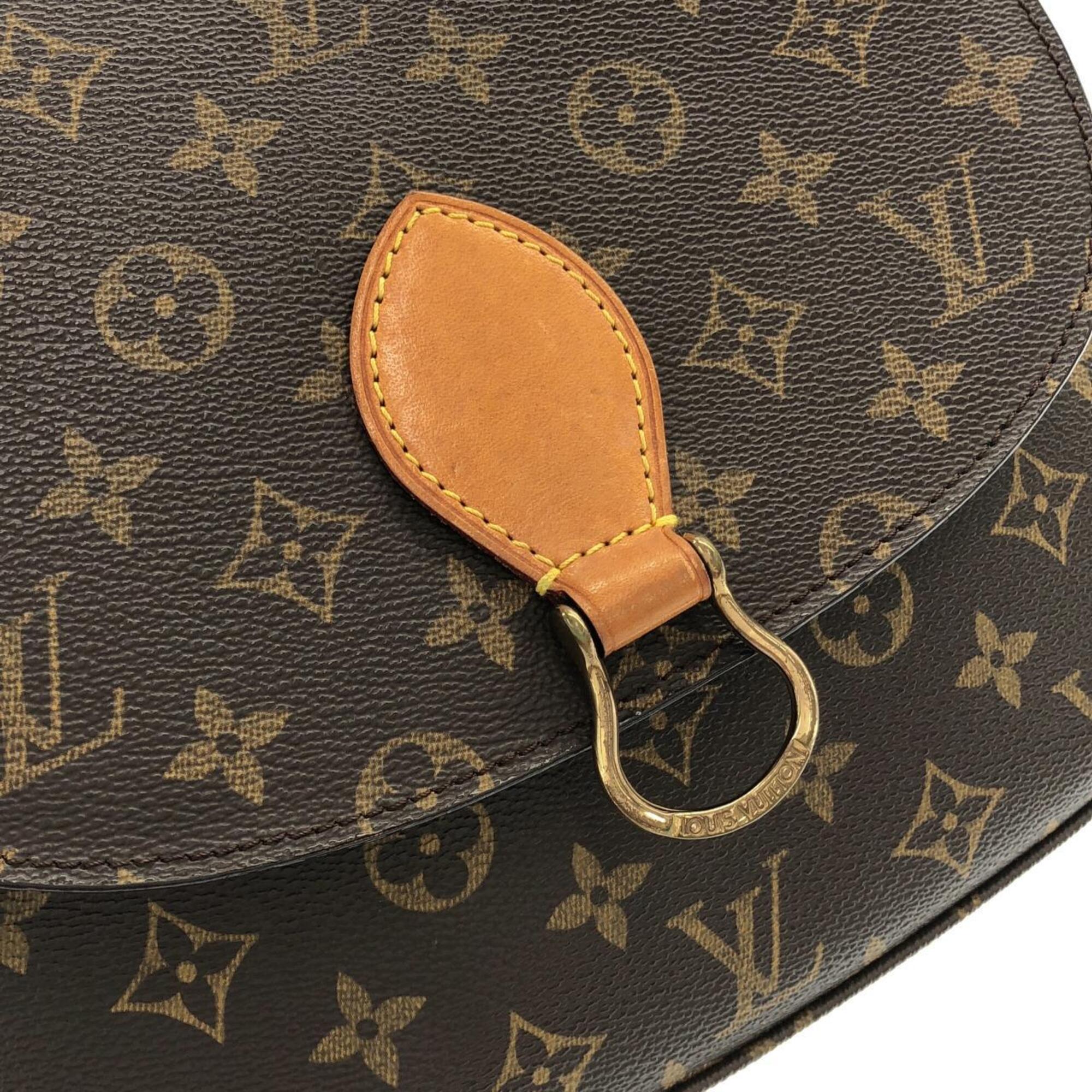 Louis Vuitton Monogram Marron Coated Canvas Shoulder Bag (Pre-Owned)
