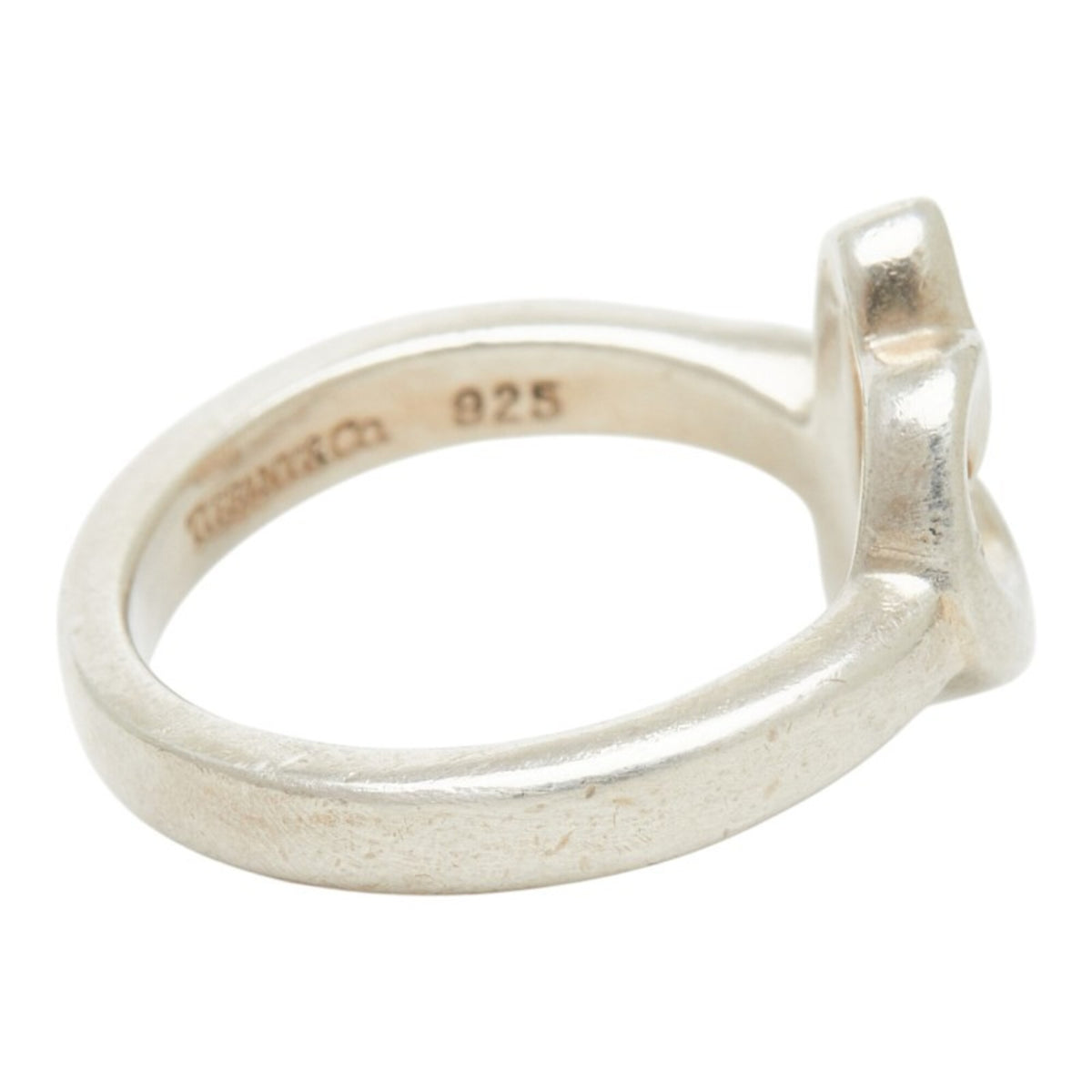 Tiffany Silver Silver 925 Band Ring (Pre-Owned)