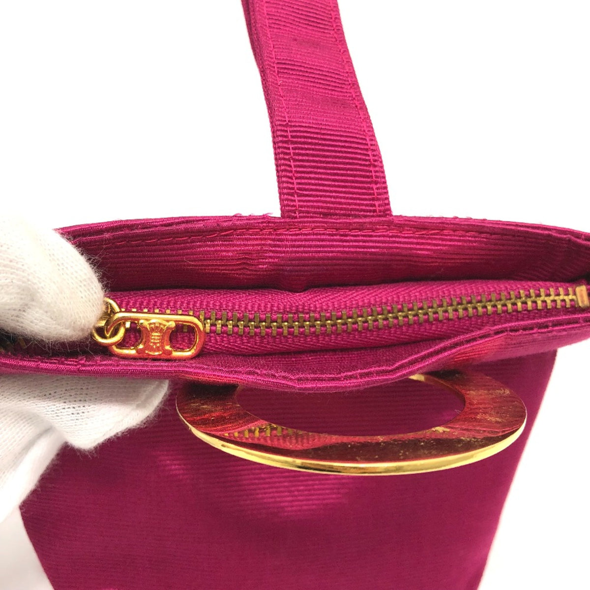 Celine Pink Cloth Pouch (Pre-Owned)