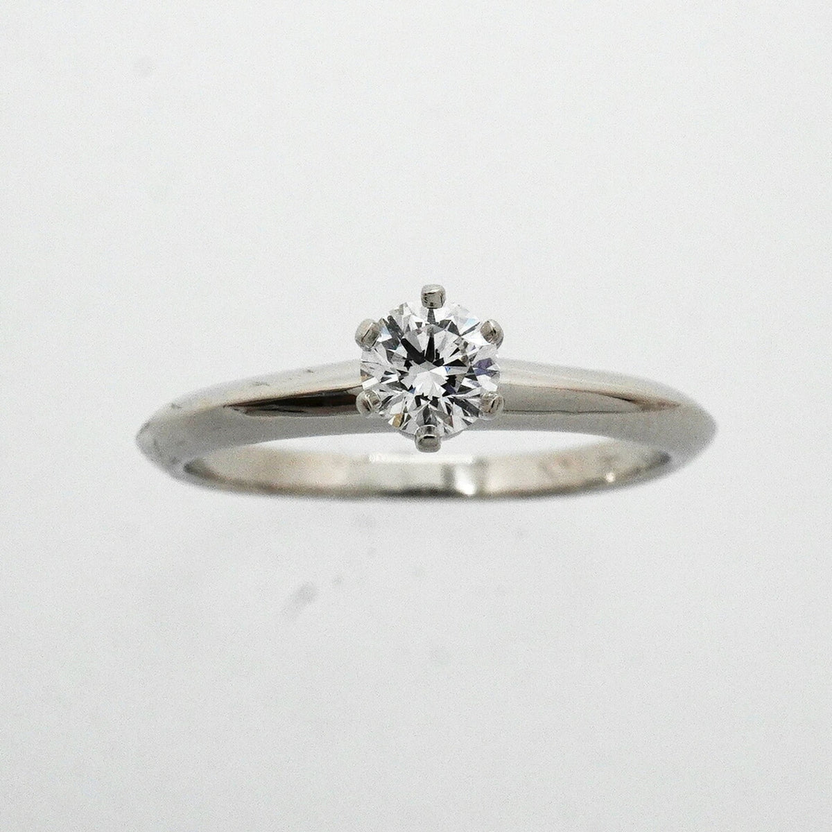 Tiffany Platinum 950 Band Ring (Pre-Owned)