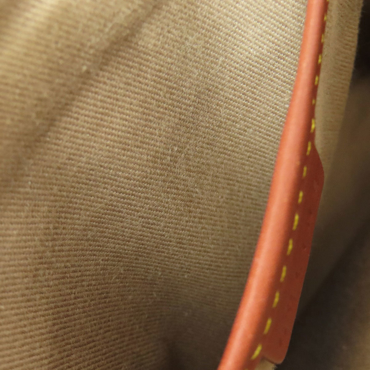 Celine Beige Brown Canvas Handbag (Pre-Owned)