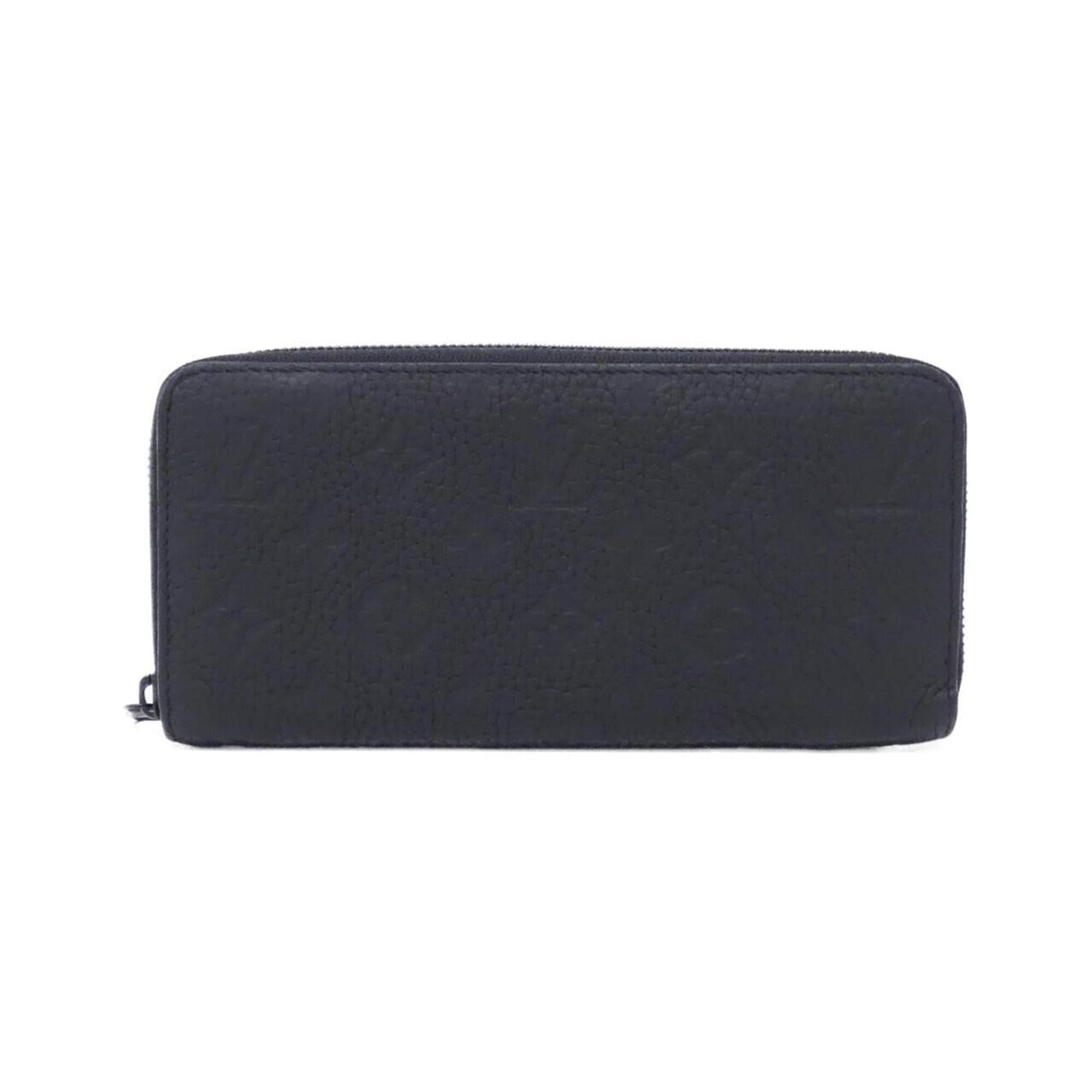 Louis Vuitton Black Monogram Monogram Leather Long Wallet (Bi-Fold) (Pre-Owned)