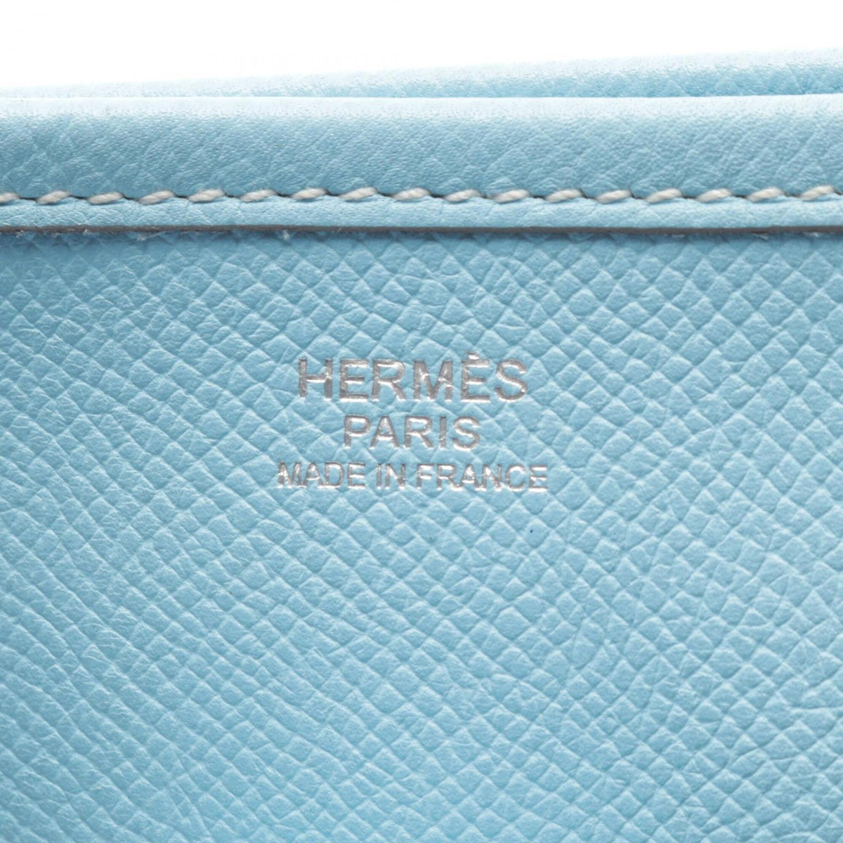 Hermes Blue Epsom Leather Handbag Shoulder Bag (Pre-Owned)