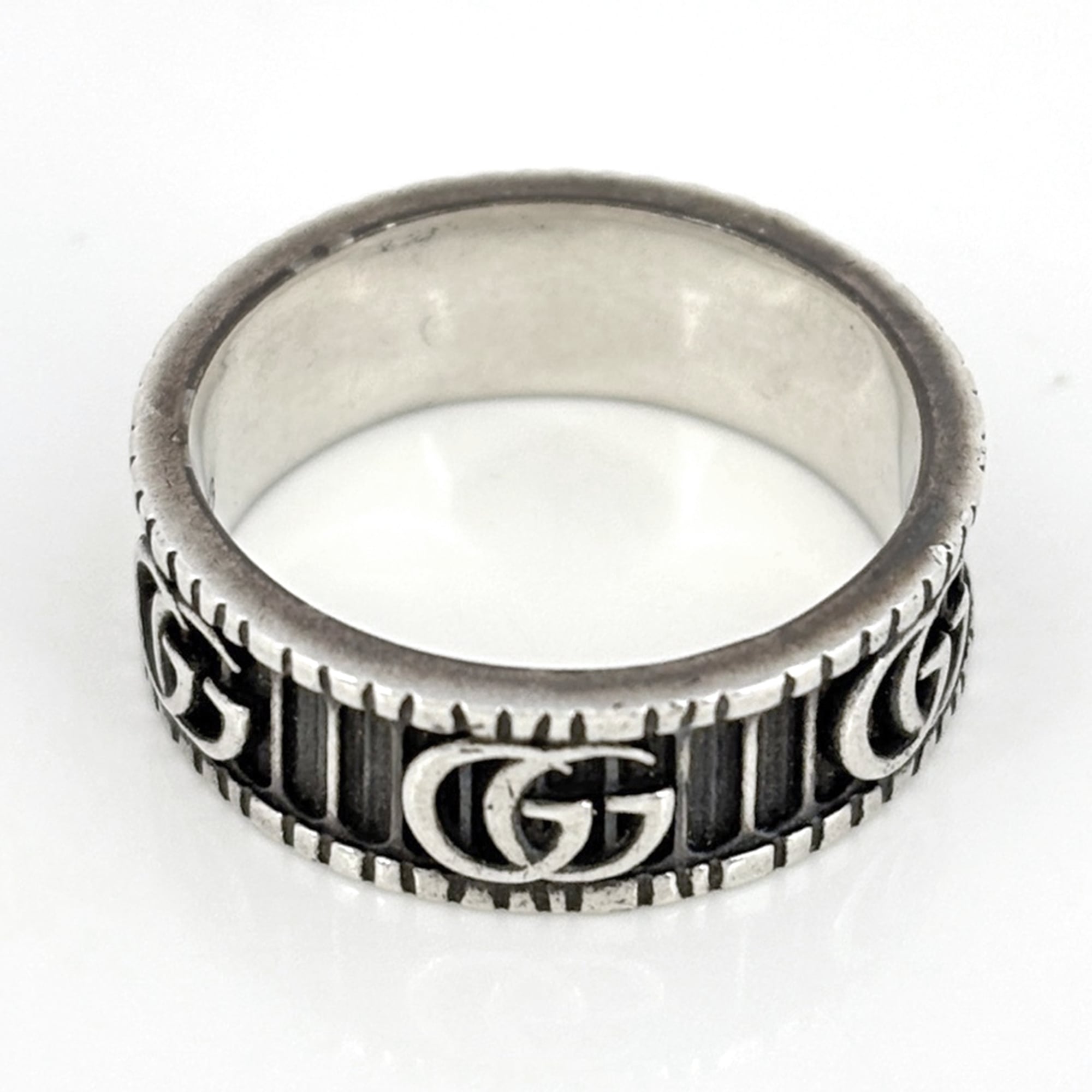Gucci Silver 925 Band Ring (Pre-Owned)