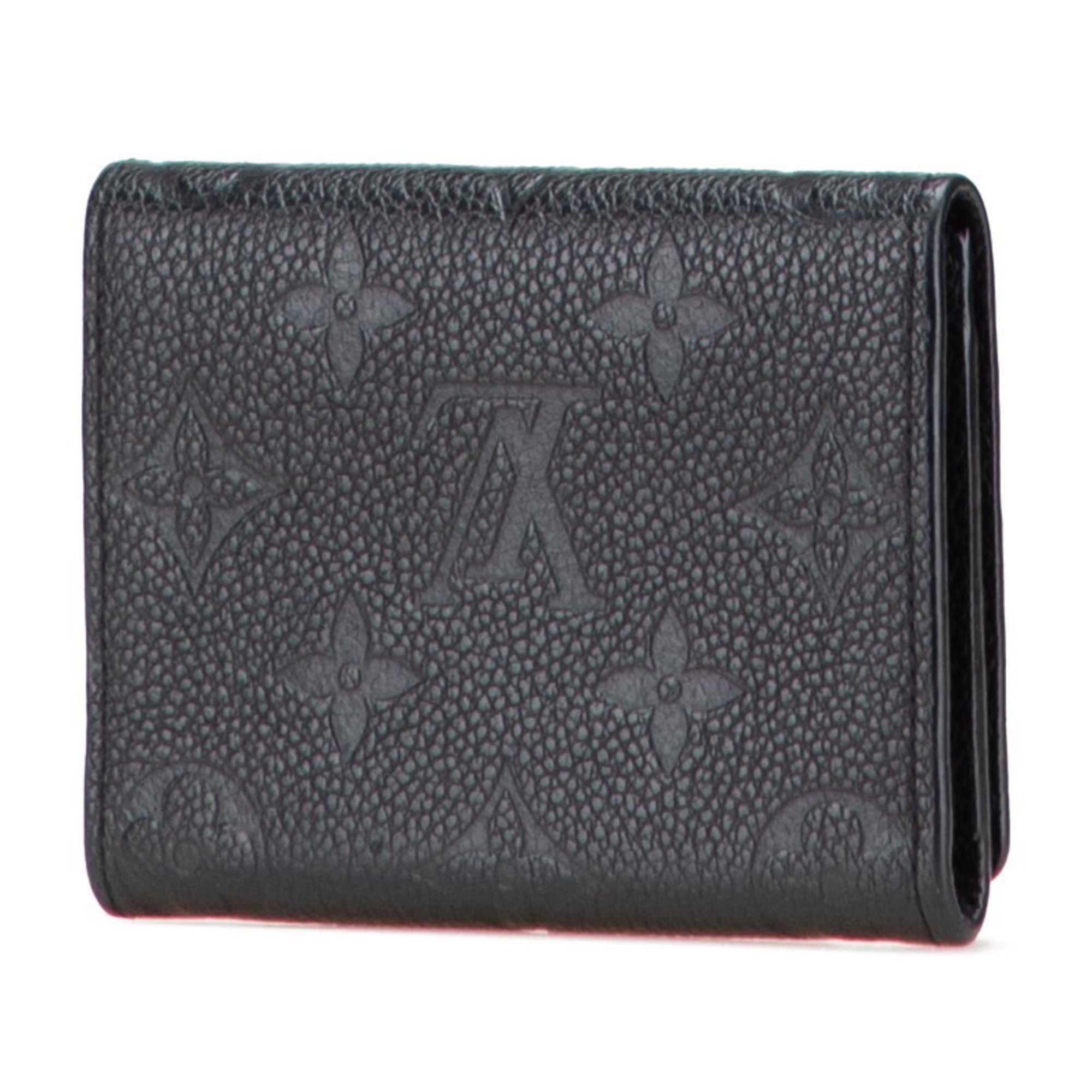 Louis Vuitton Black Noir Leather Wallet (Bi-Fold) (Pre-Owned)