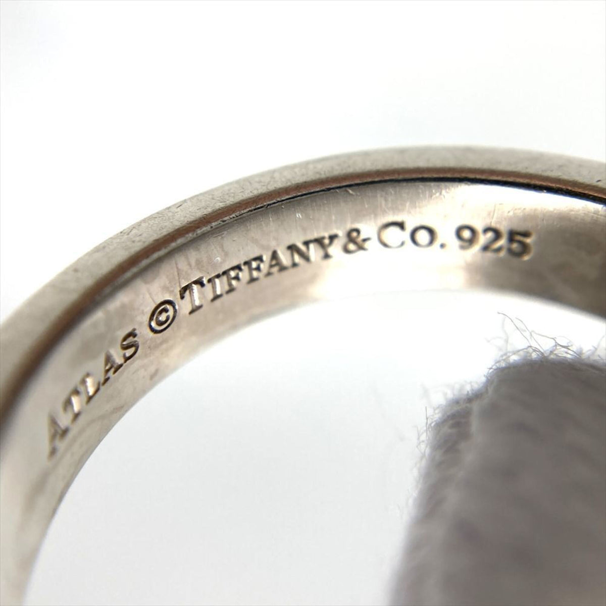 Tiffany Silver Silver 925 Band Ring (Pre-Owned)