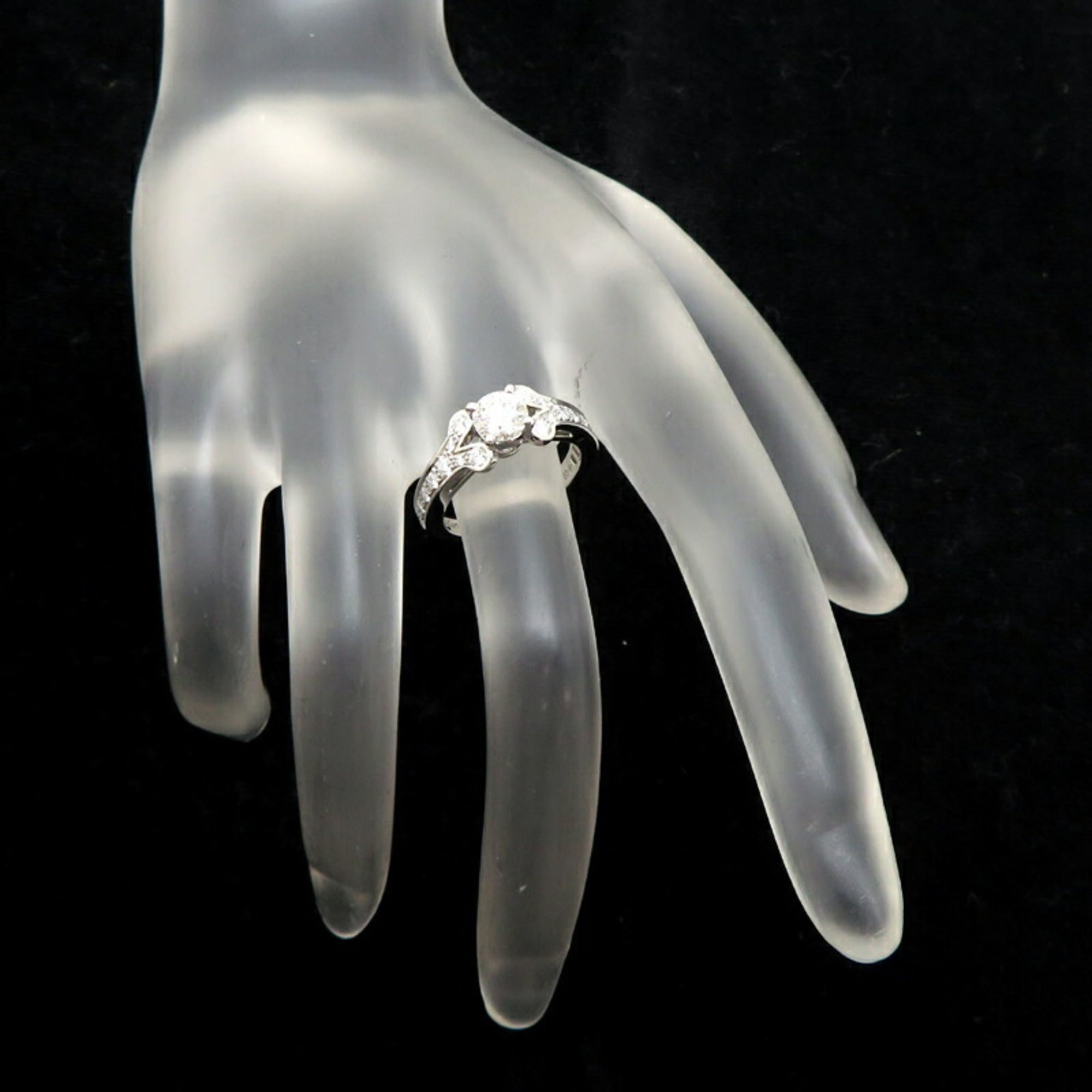 Cartier Platinum Platinum 950 Band Ring (Pre-Owned)