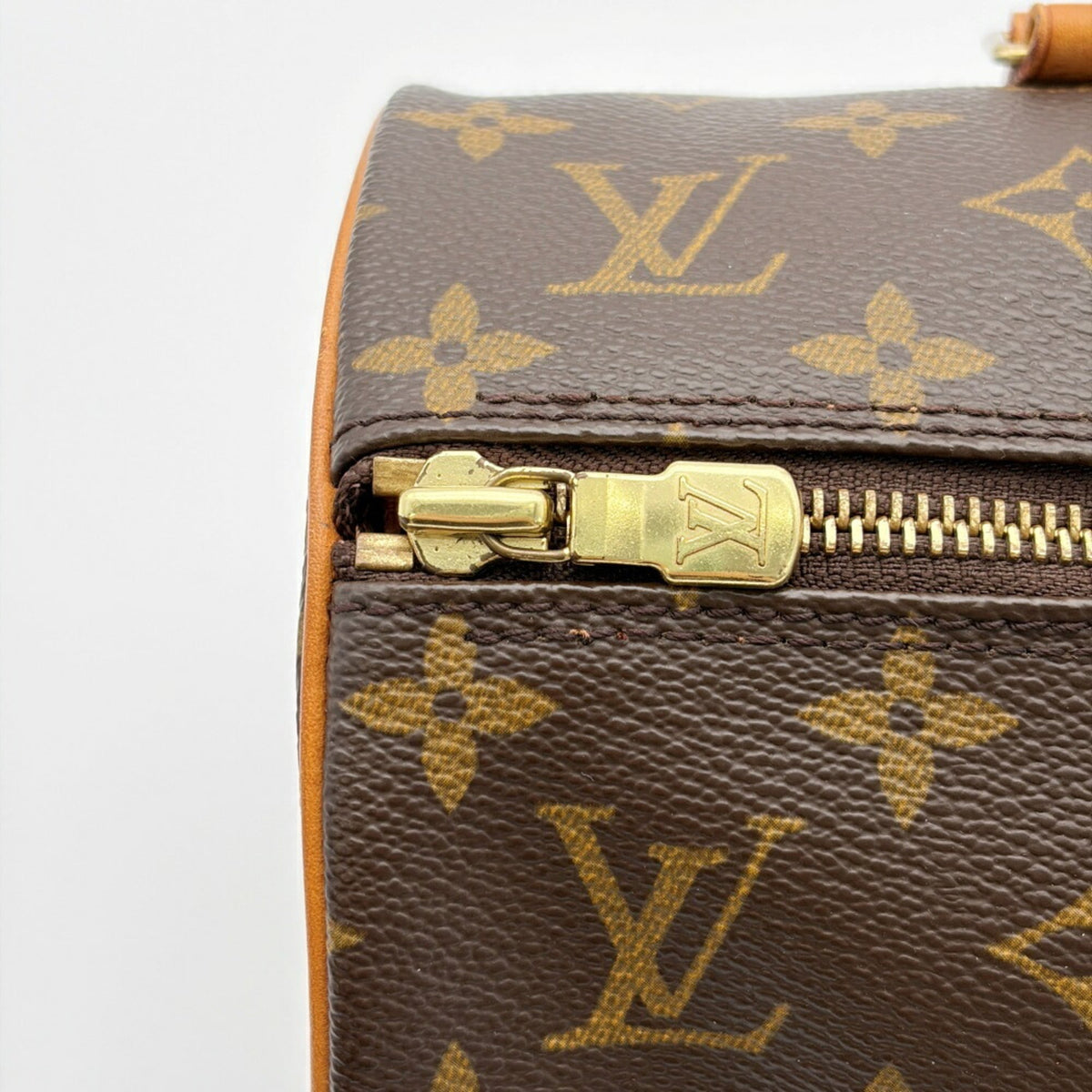 Louis Vuitton Monogram Brown Monogram Leather Boston Bag Tote Bag (Pre-Owned)