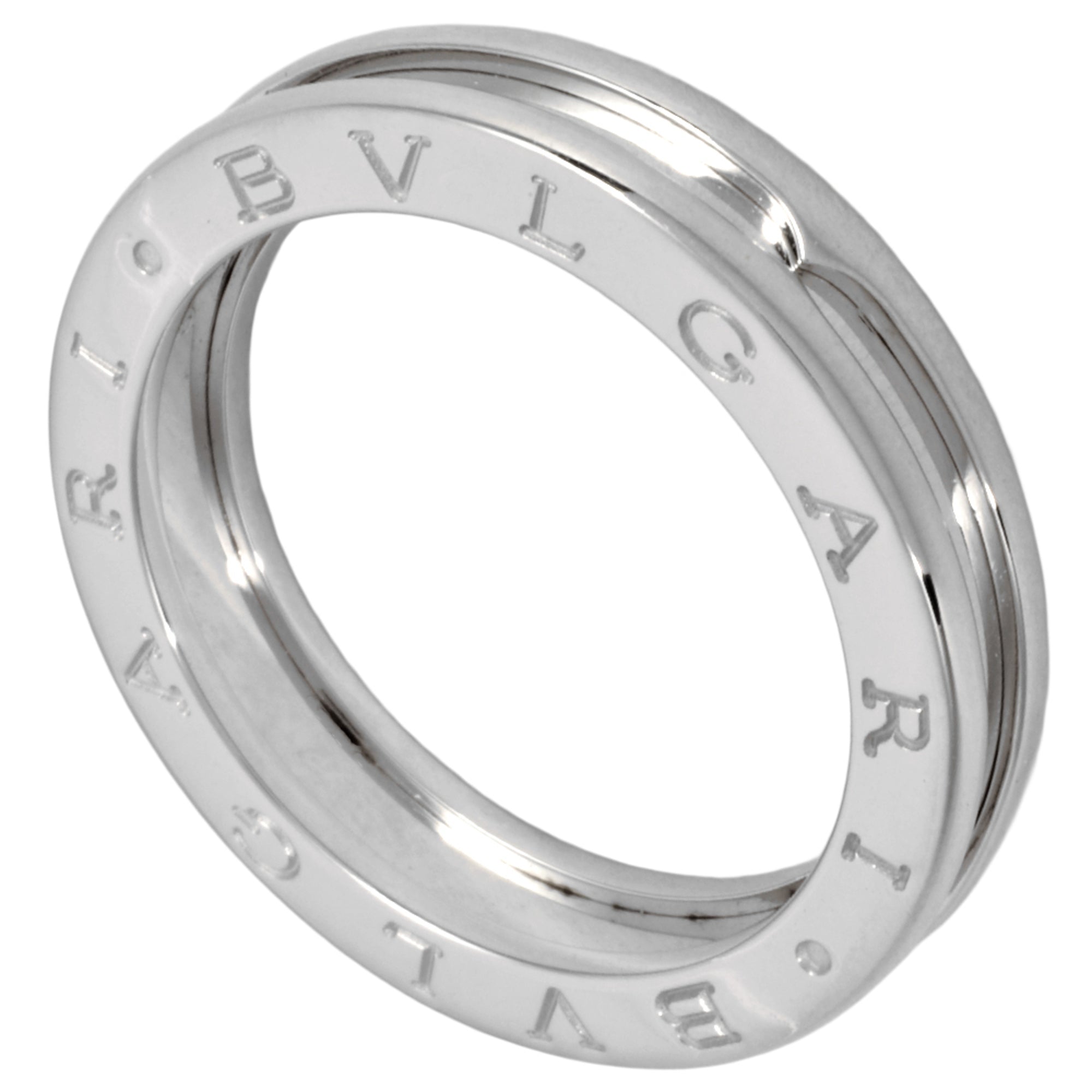 Bvlgari White Gold (18K) Band Ring (Pre-Owned)