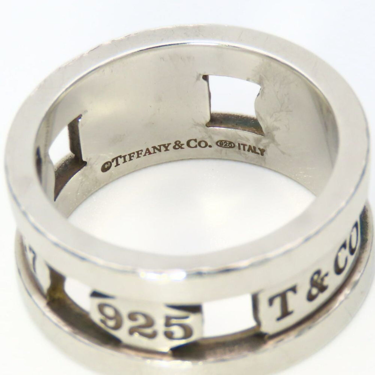 Tiffany Silver Silver 925 Band Ring (Pre-Owned)