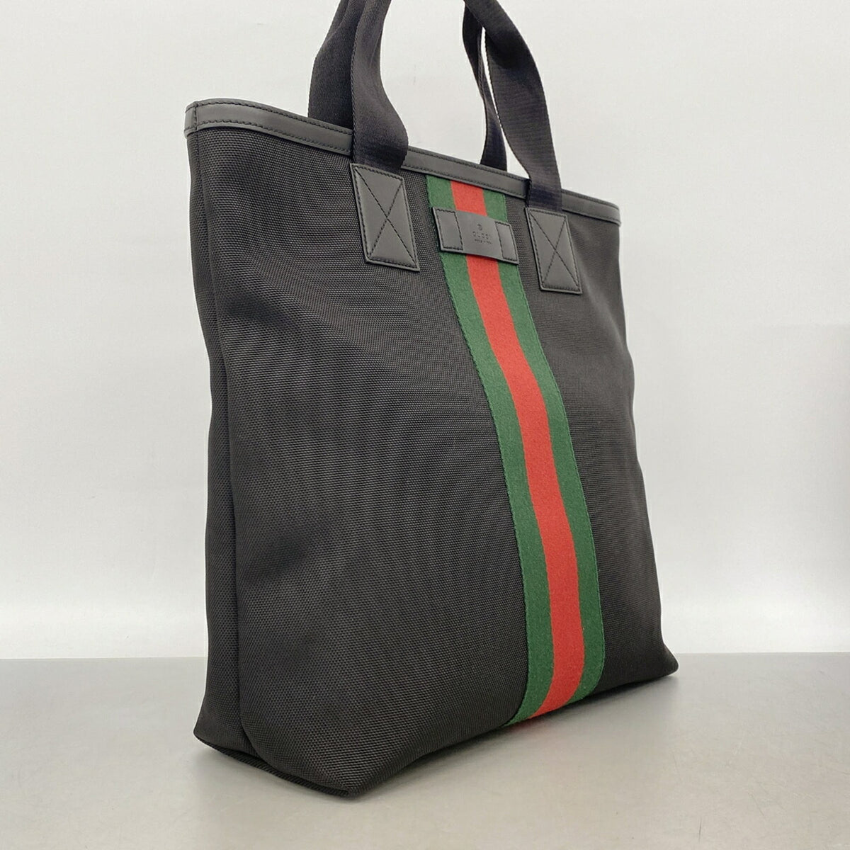 Gucci Black Nylon Tote Bag (Pre-Owned)