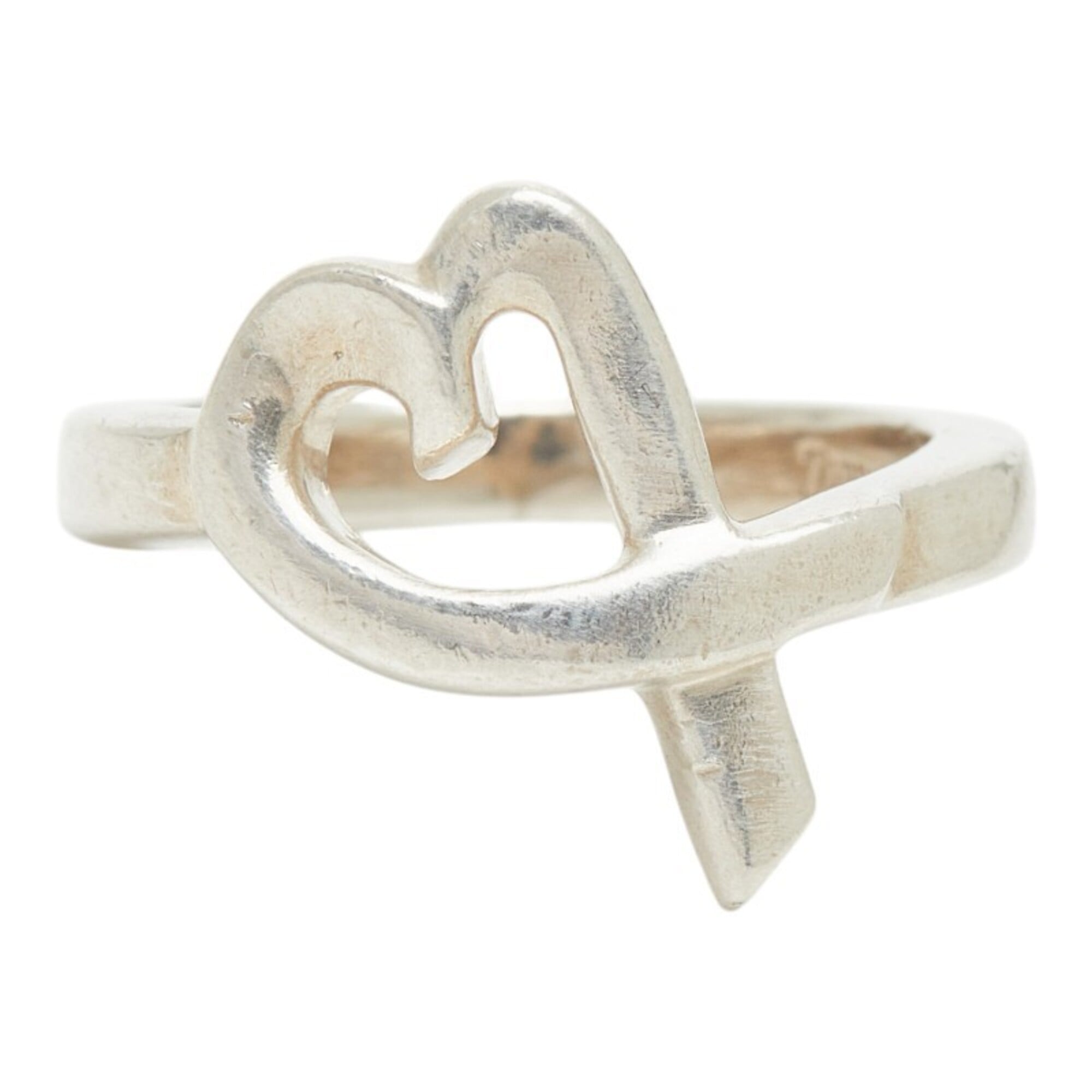 Tiffany Silver Silver 925 Band Ring (Pre-Owned)